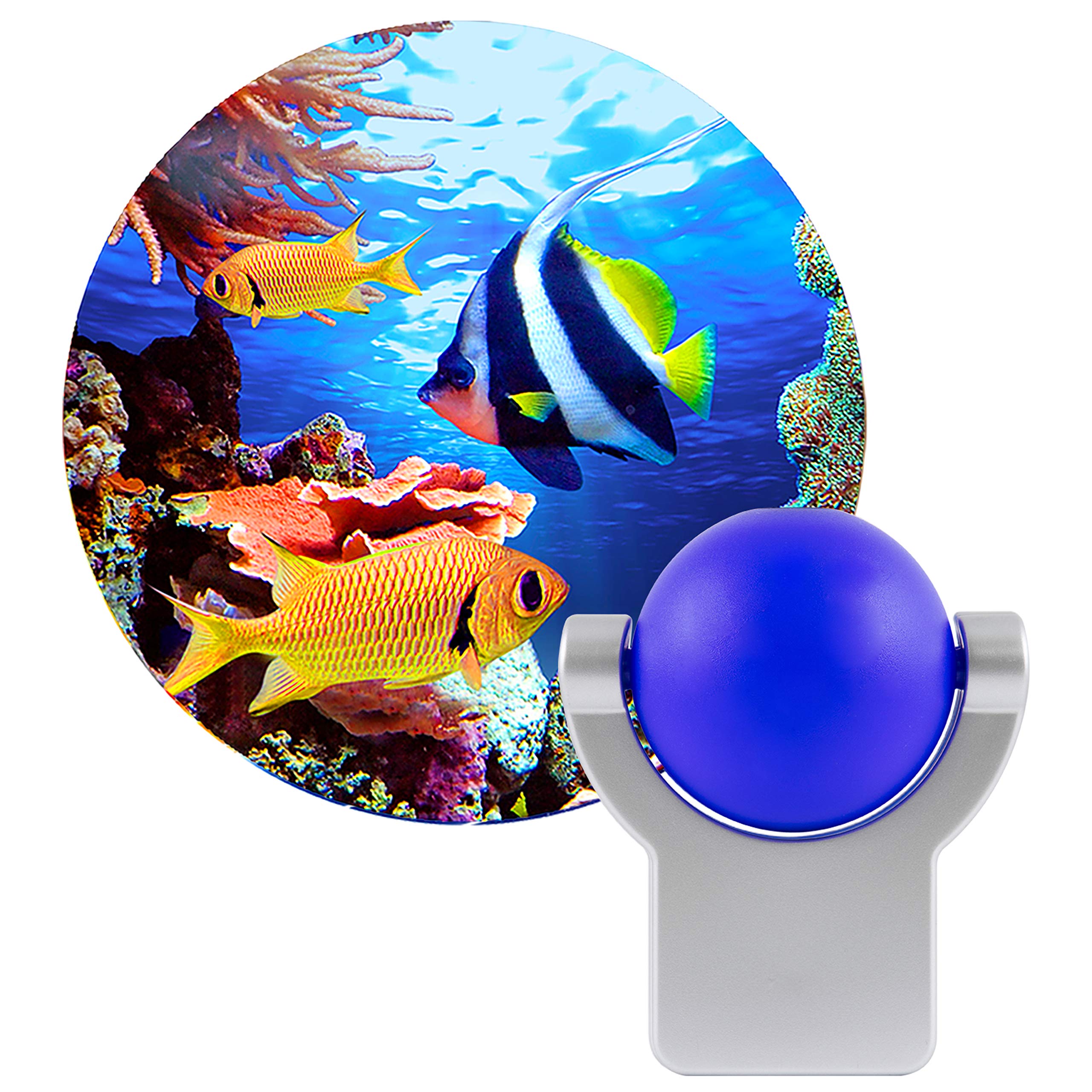 Projectables Space Night Light 11296, Blue/Silver - Coral Reef, Plastic