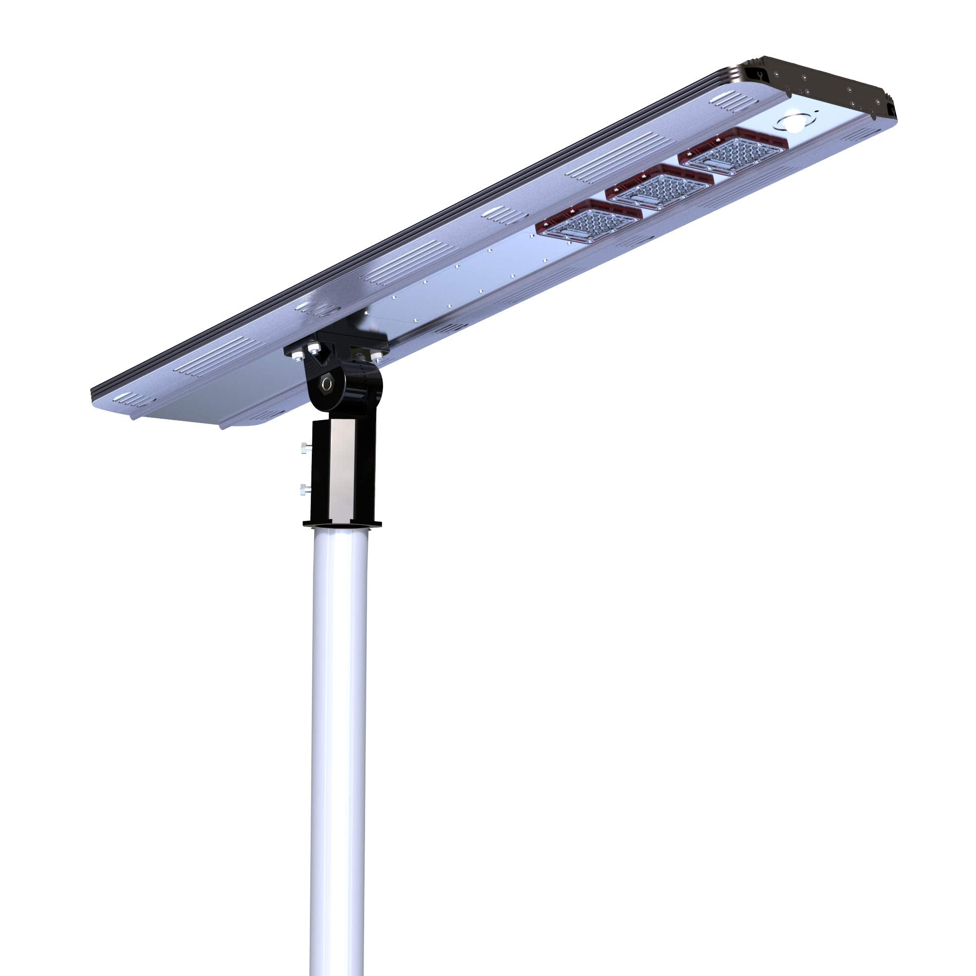 eLEDing 30W AI Smart CREE LED Street Light 4800LM - Gray Aluminum for Commercial Residential Use, Model EE830W-AI30