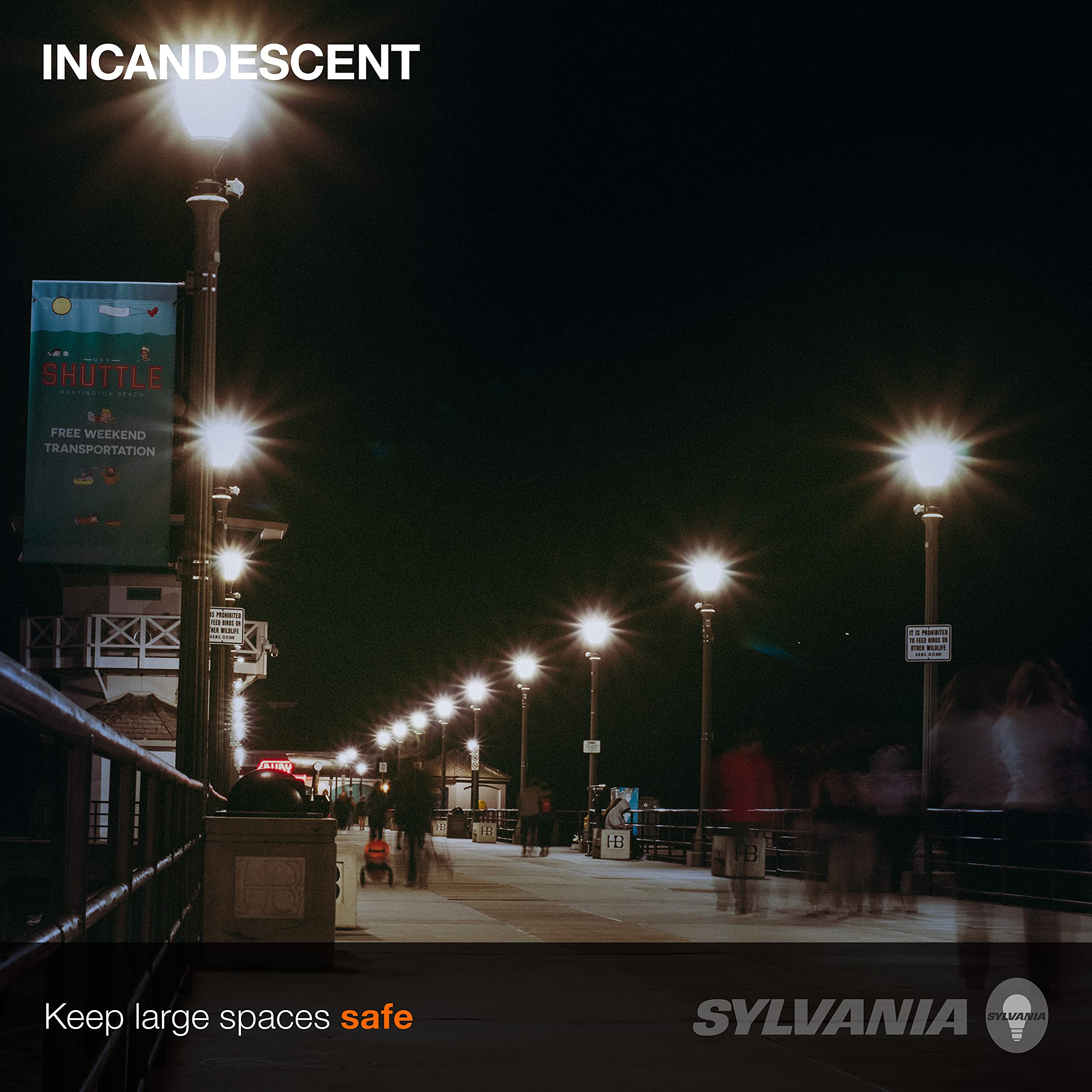 LEDVANCE SYLVANIA Lumalux High Pressure Sodium Light Bulb, 70W, Clear, 4000 Lumens, ED17, Model 67504
