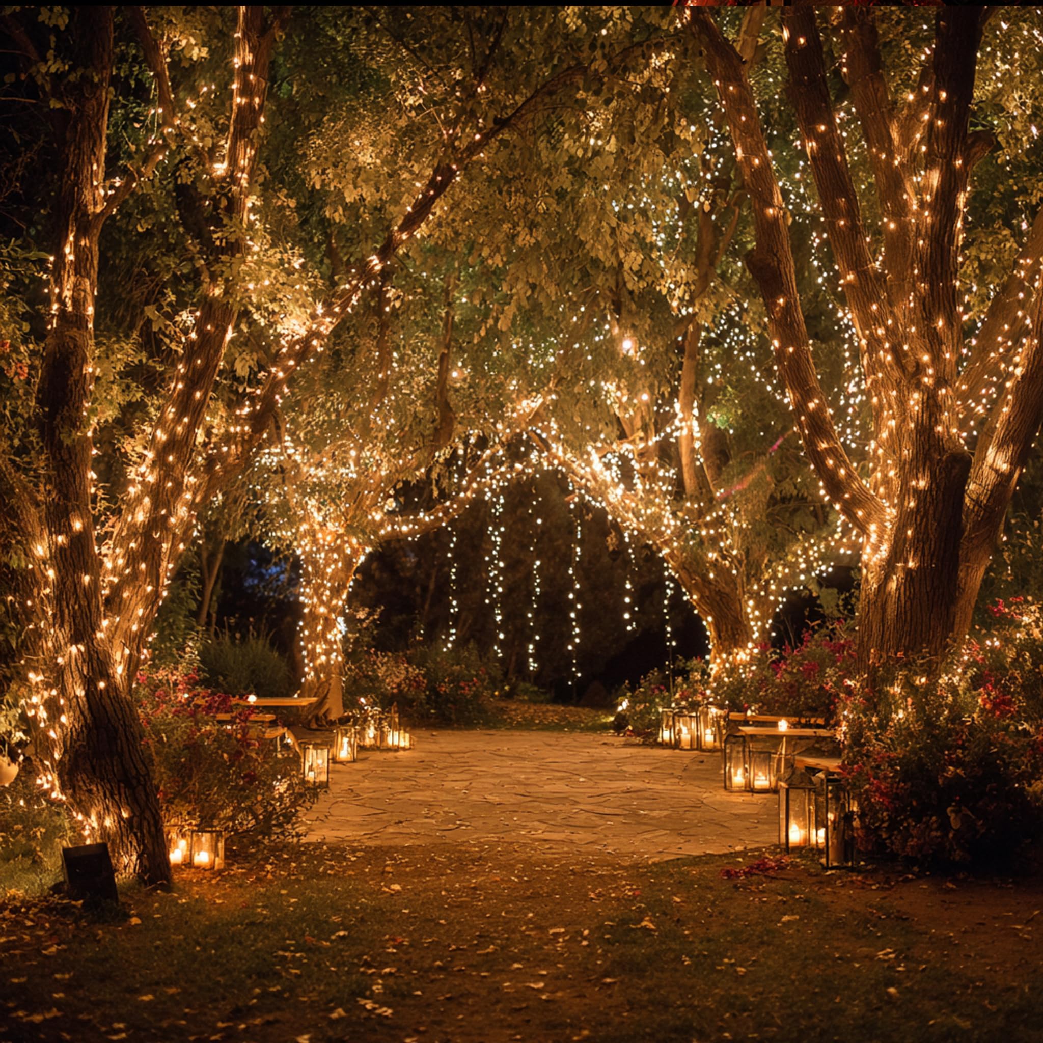 Tw Shine Christmas Lights  600 Led 196Ft Christmas String Lights Plug-In With 8 Modes Timer And Remote  Waterproof Outdoor Decorations For Bedroom Wedding Party Yard Tree Decor  Warm White