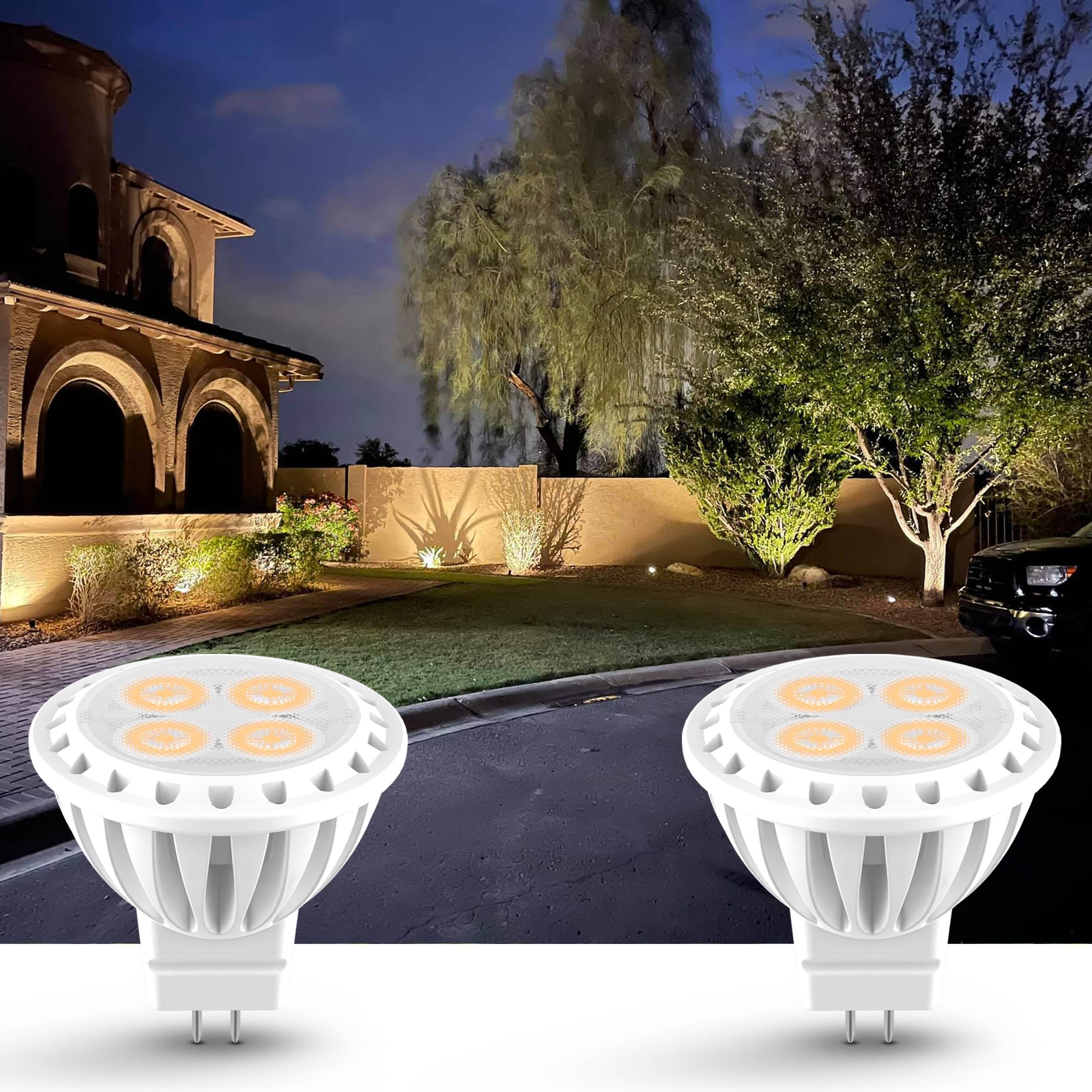 ALIDE MR11 LED Light Bulbs, 12V 20W/35W Replacement, 2700K Warm White, Non-Dimmable, G4/GU4/GZ4 Base
