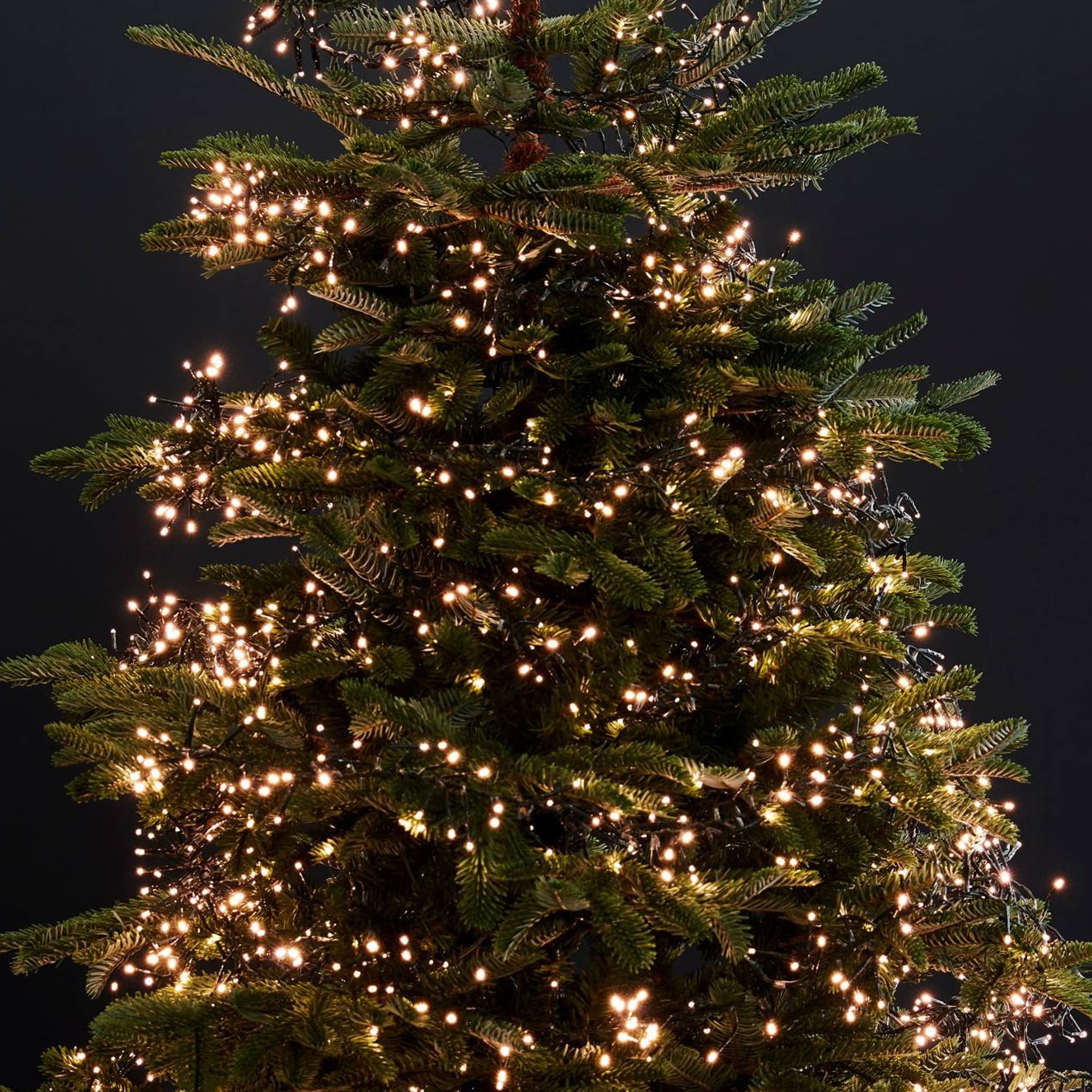 Dazzle Bright 300 Led Christmas String Lights, 100 Ft Connectable Waterproof String Lights Green Wire With 8 Modes, Christmas Decorations For Indoor Outdoor Xmas Party Yard Garden (Warm White)