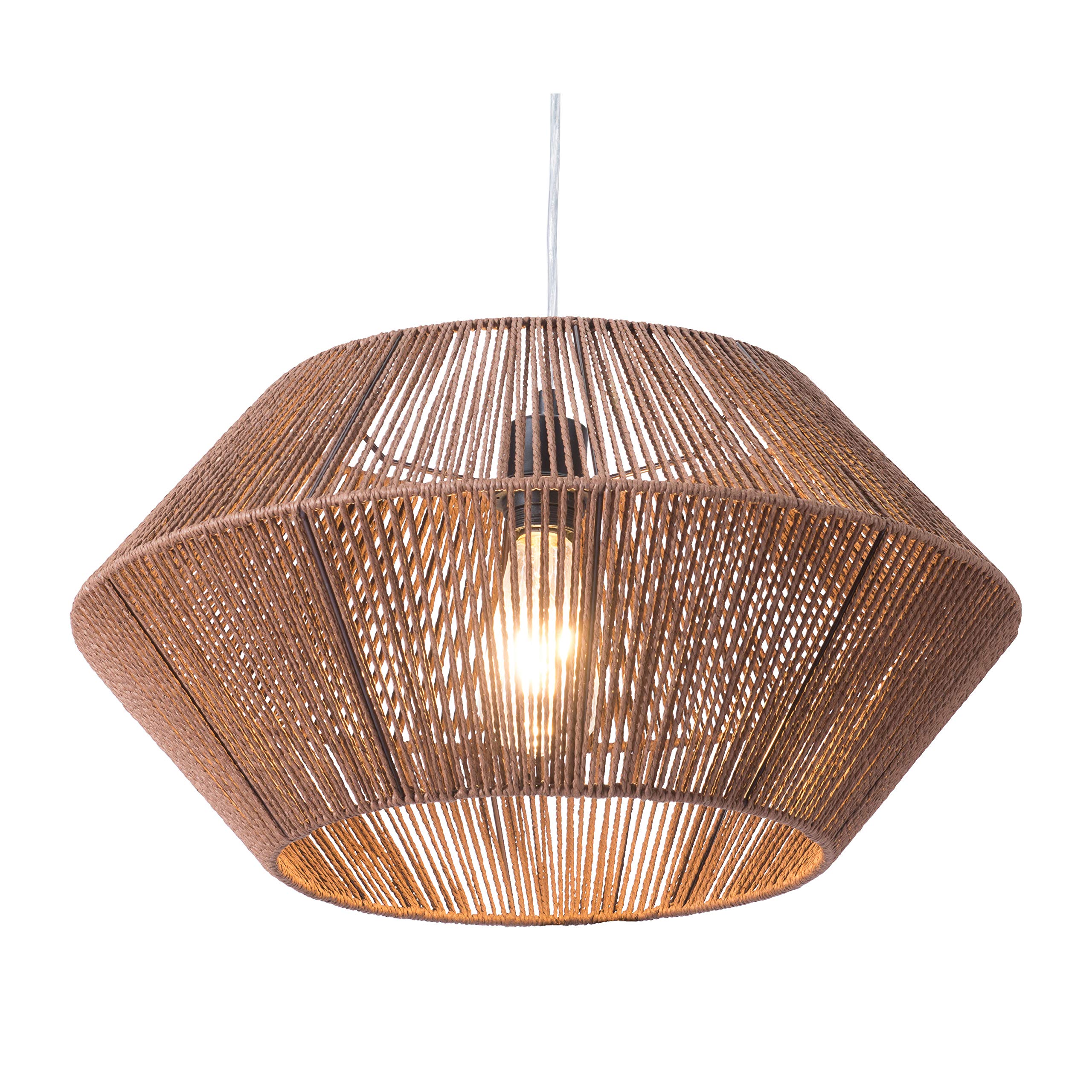 Zuo Modern 56092 Ceiling Lamp Brown Kendrick