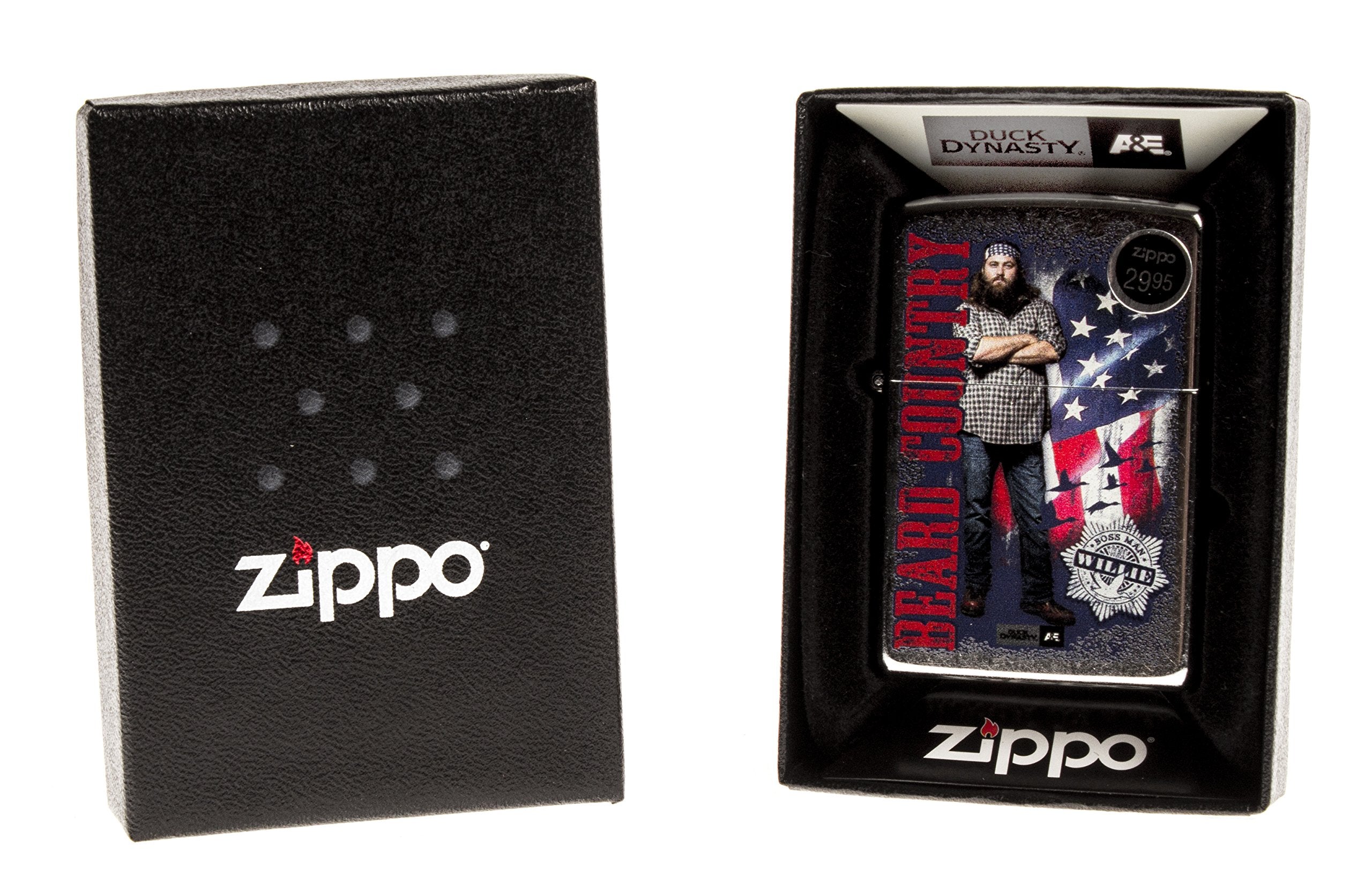 Zippo 207 Ci016922 Duck Dynasty Willie Beard Country Lighter