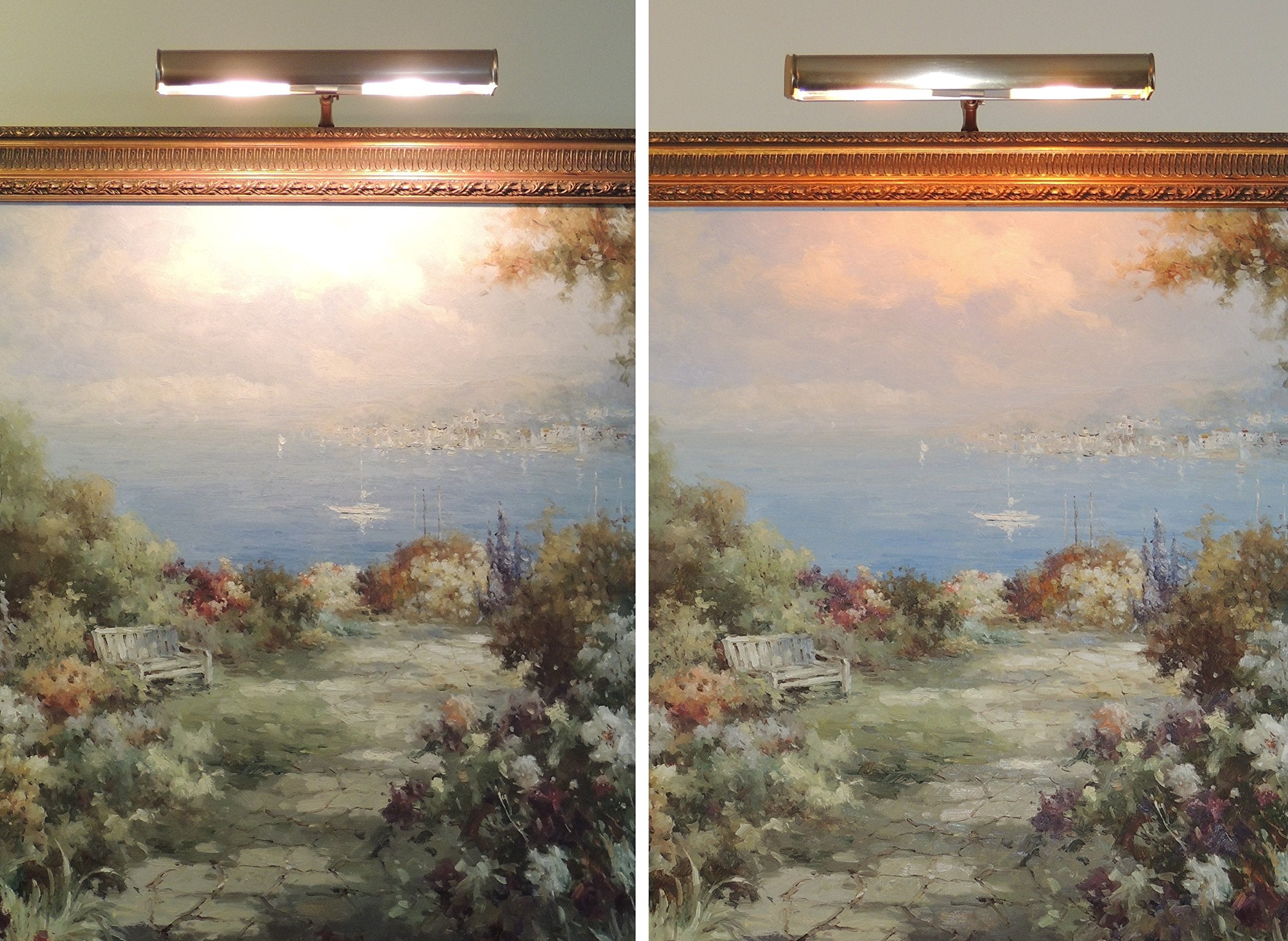 House Of Troy A14-71 Advent Picture Light, 14", Antique Brass