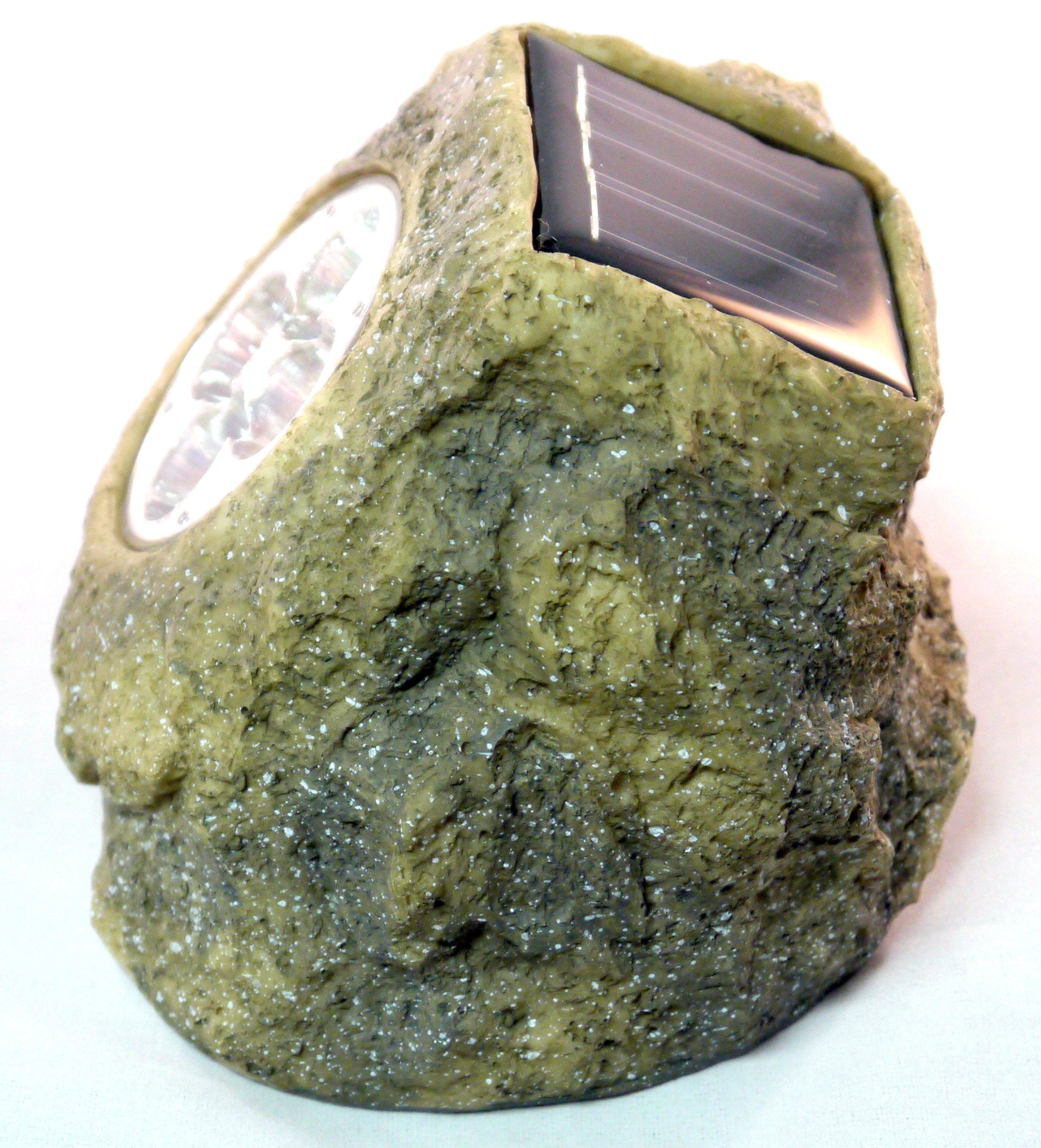 Homebrite Solar 33847/4 Power Spot Lights Solar Spotlight, Grey Rock