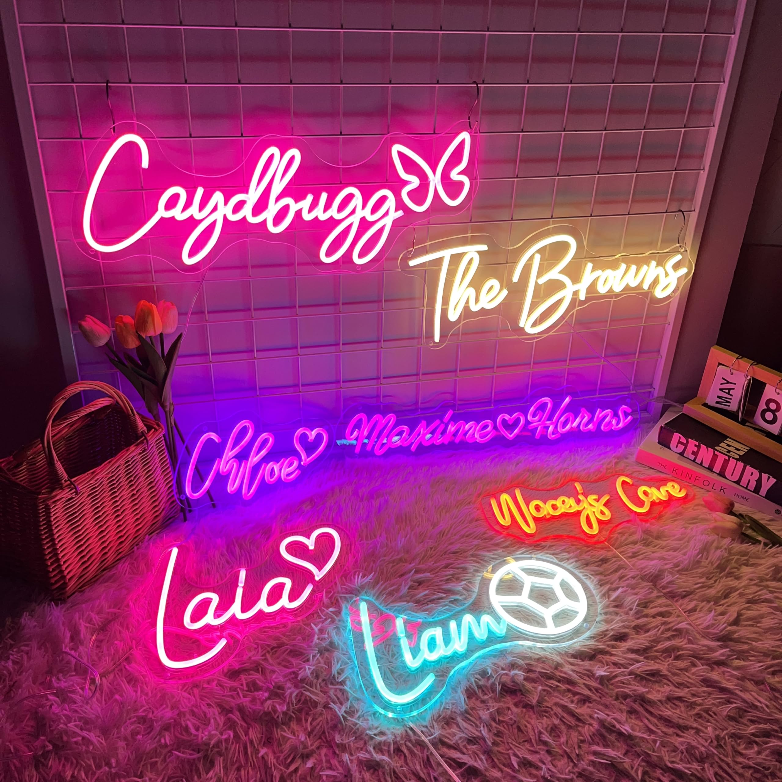 Custom Neon Sign, Neon Sign Customizable for Wall Decor, Neon Name Sign Personalized for Birthday Wedding Gifts, LED Neon Sign f