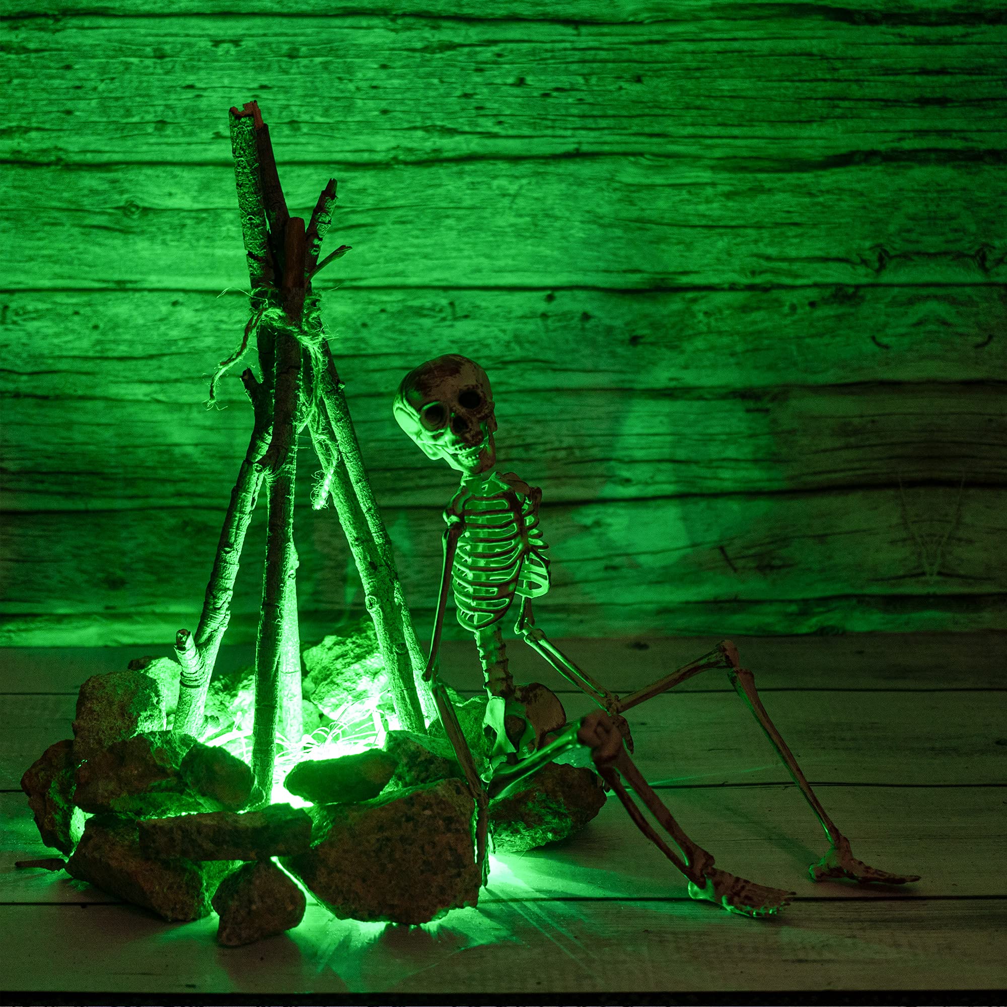 Itart Green Micro Led String Lights Battery Powered 8 Pack Mini String Light 20 Led 6Ft Ultra Thin Silver Wire Rope Lights For St Patricks Day Mardi Gras Easter Halloween Party Decor