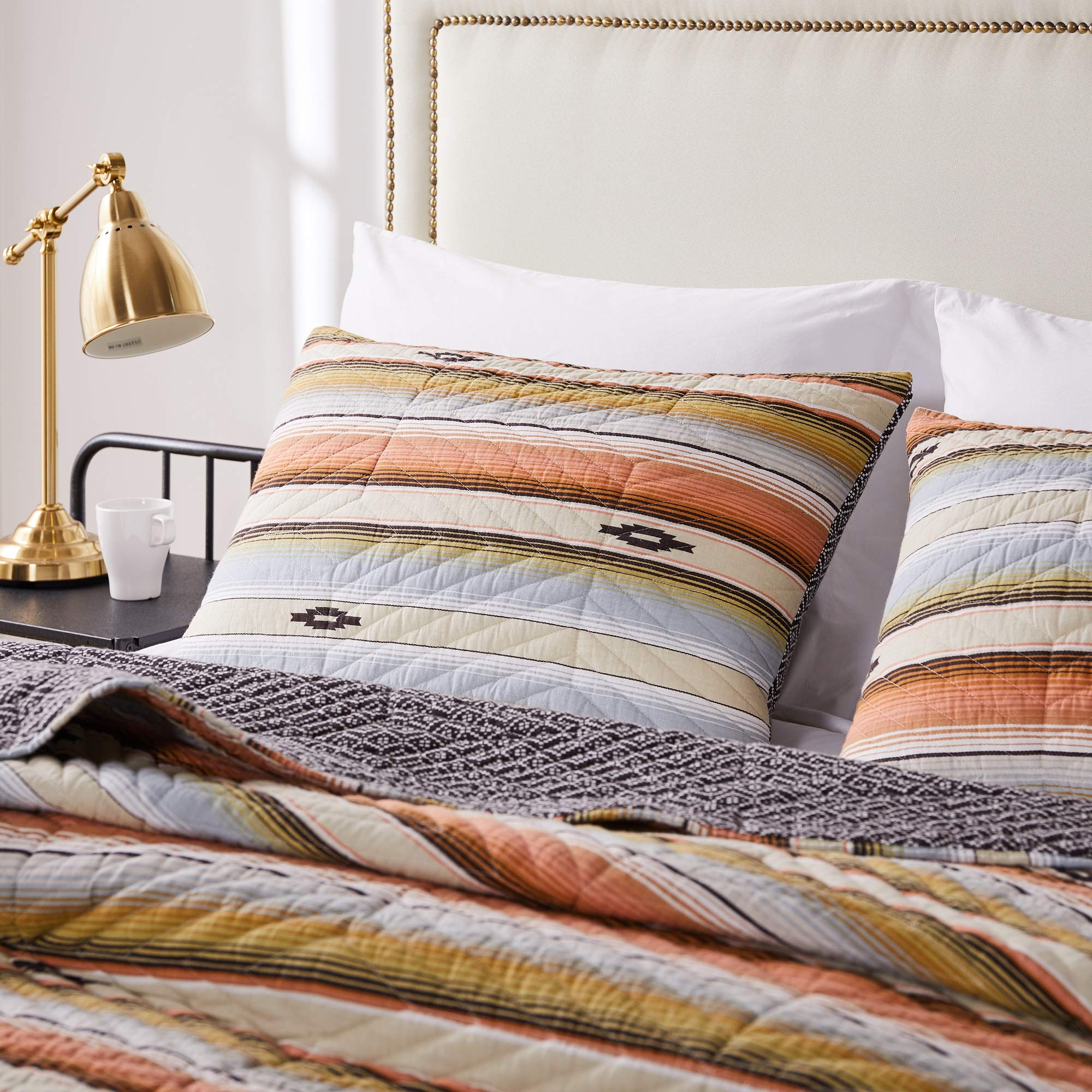 Barefoot Bungalow Painted Desert Quilt Set, 2-Piece Twin/Twinxl, Rose
