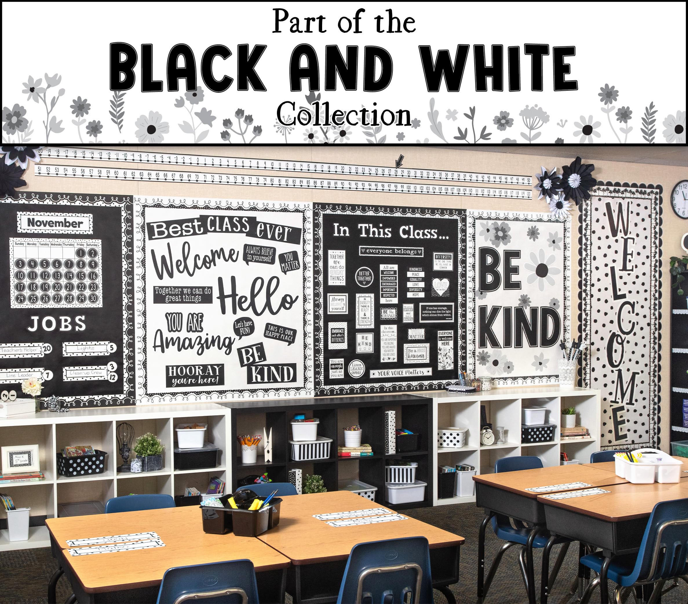Black & White Paper Lanterns By Teacher Created Resources