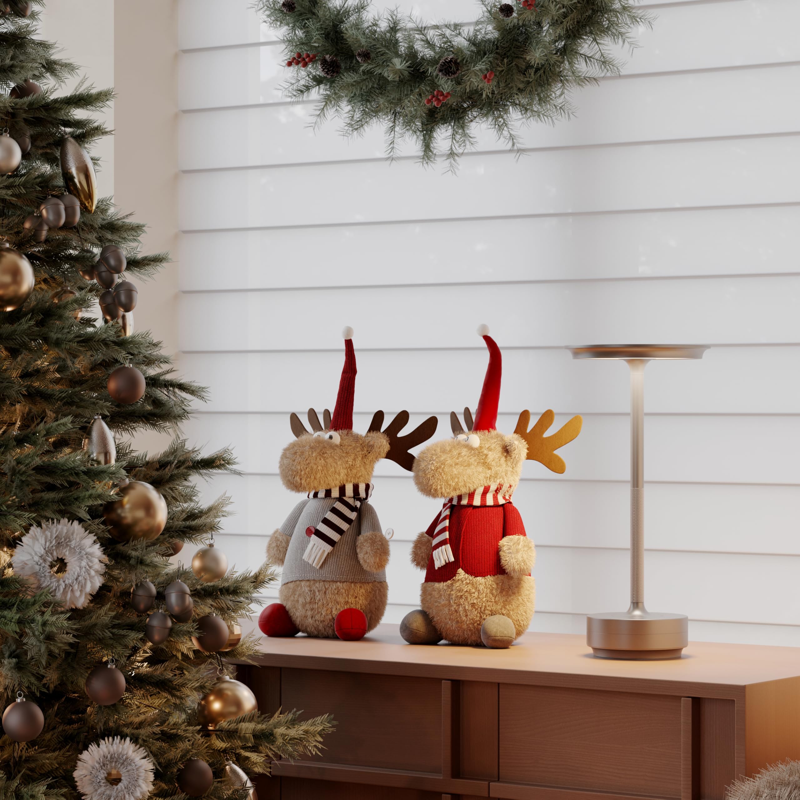 Ztflos Led Cordless Table Lights Set Of 2, Built-In 5000Mah Battery Rechargeable Outdoor Waterproof Portable Touch Battery Table