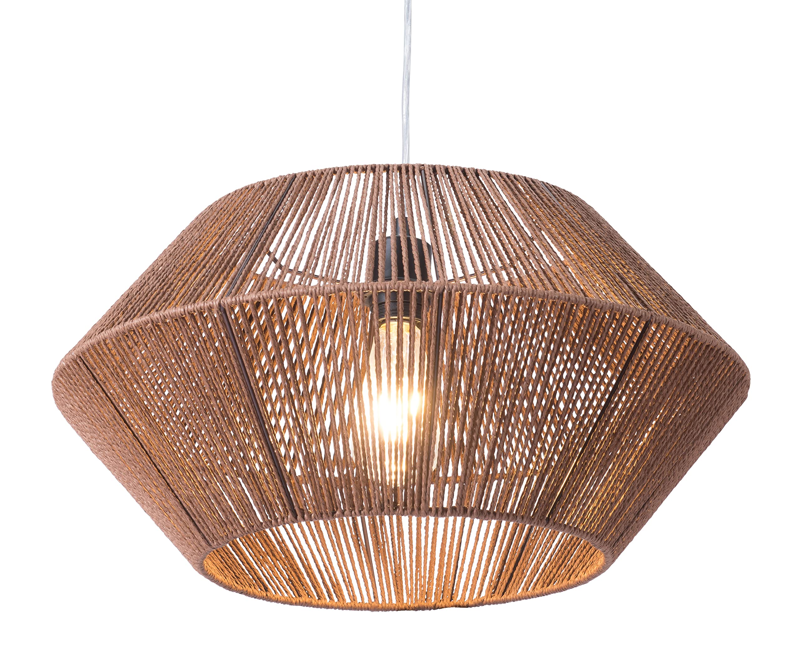 Zuo Modern 56092 Ceiling Lamp Brown Kendrick