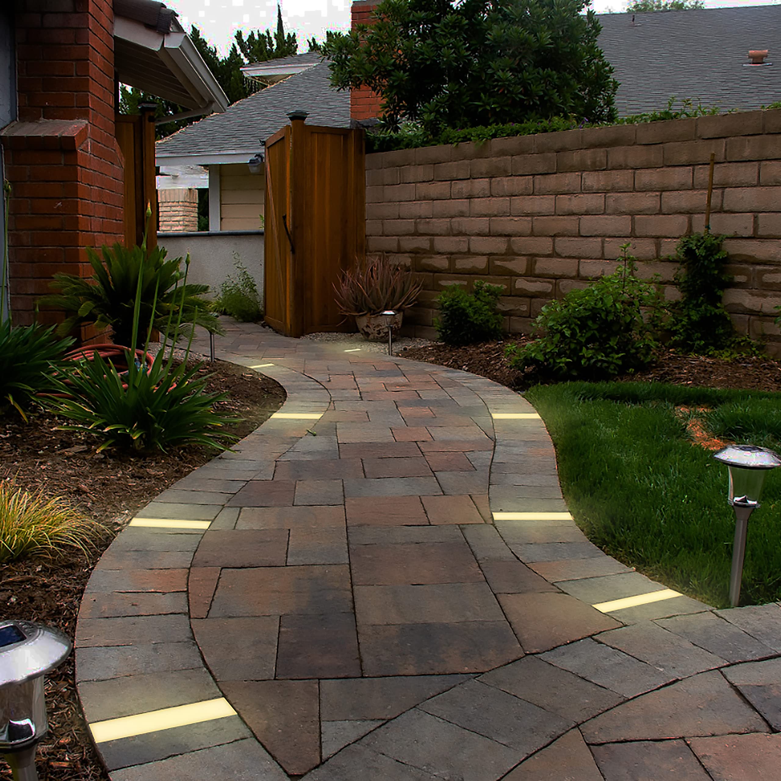 Lumengy Paver Light 3  9 Inch, Warm White Glare-Free Illumination For Driveways, Pathways, Pool Deck & Patios,12V Ac/Dc, Waterpr