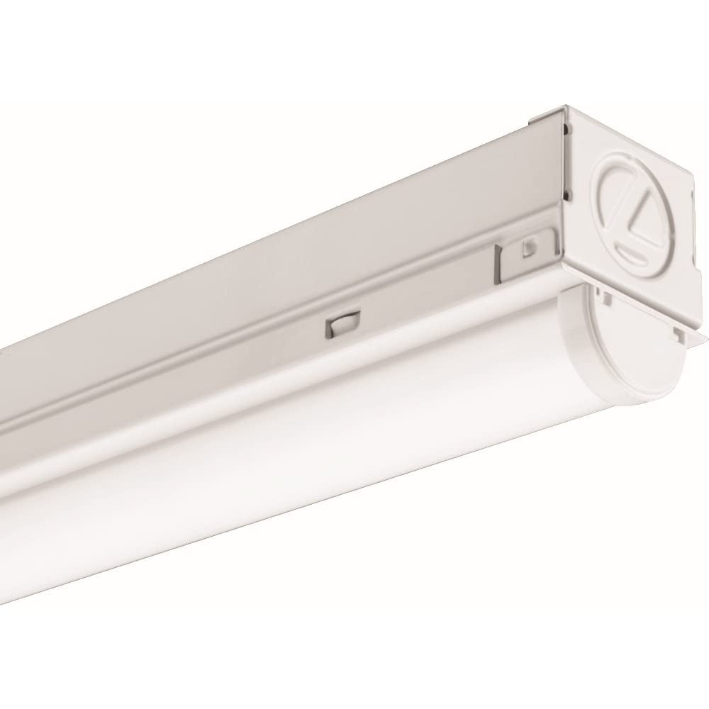 Lithonia Lighting LED Strip Light, 4-Foot, Aluminum, MNSL L46 1LL MVOLT 40K 80CRI, 1-Light, White