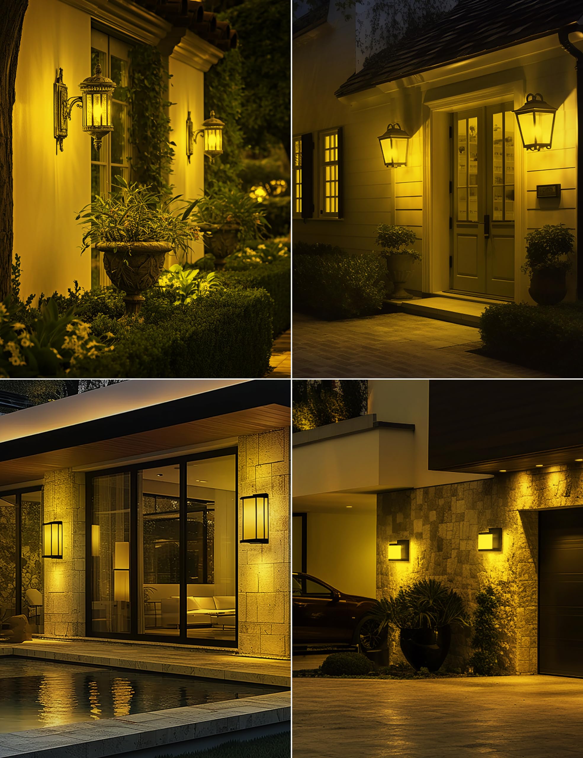 Doresshop Yellow Liight Bulbs, Bug Lights For Outside, A19 Bug Light Bulbs 9W (60 Watt Equivalent) Amber Porch Light Bulb, Non-A