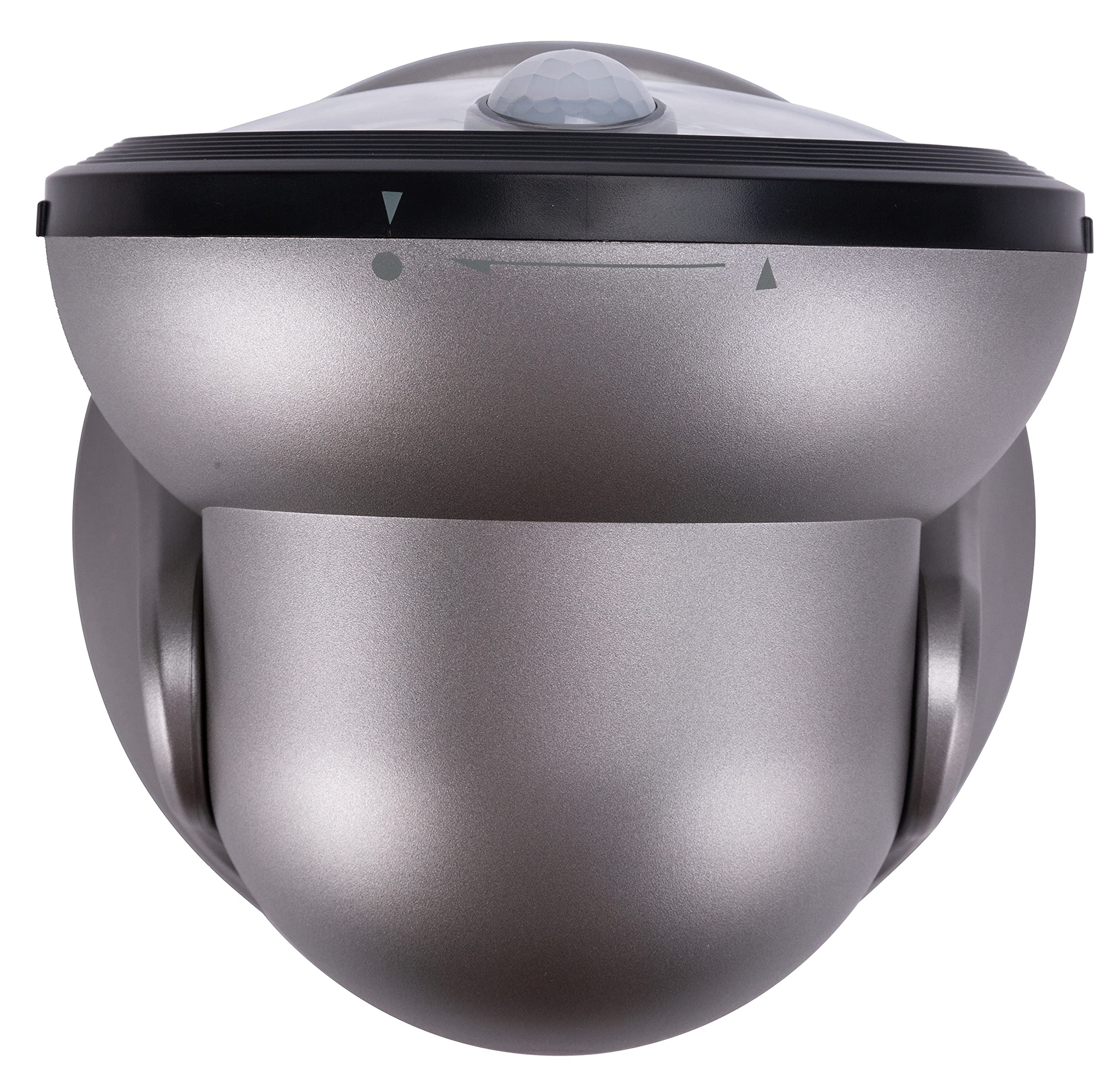 LIGHT IT! by Fulcrum 600L LED Porch Light, Silver, Single Pack, Model 20038-101, Durable Plastic Material