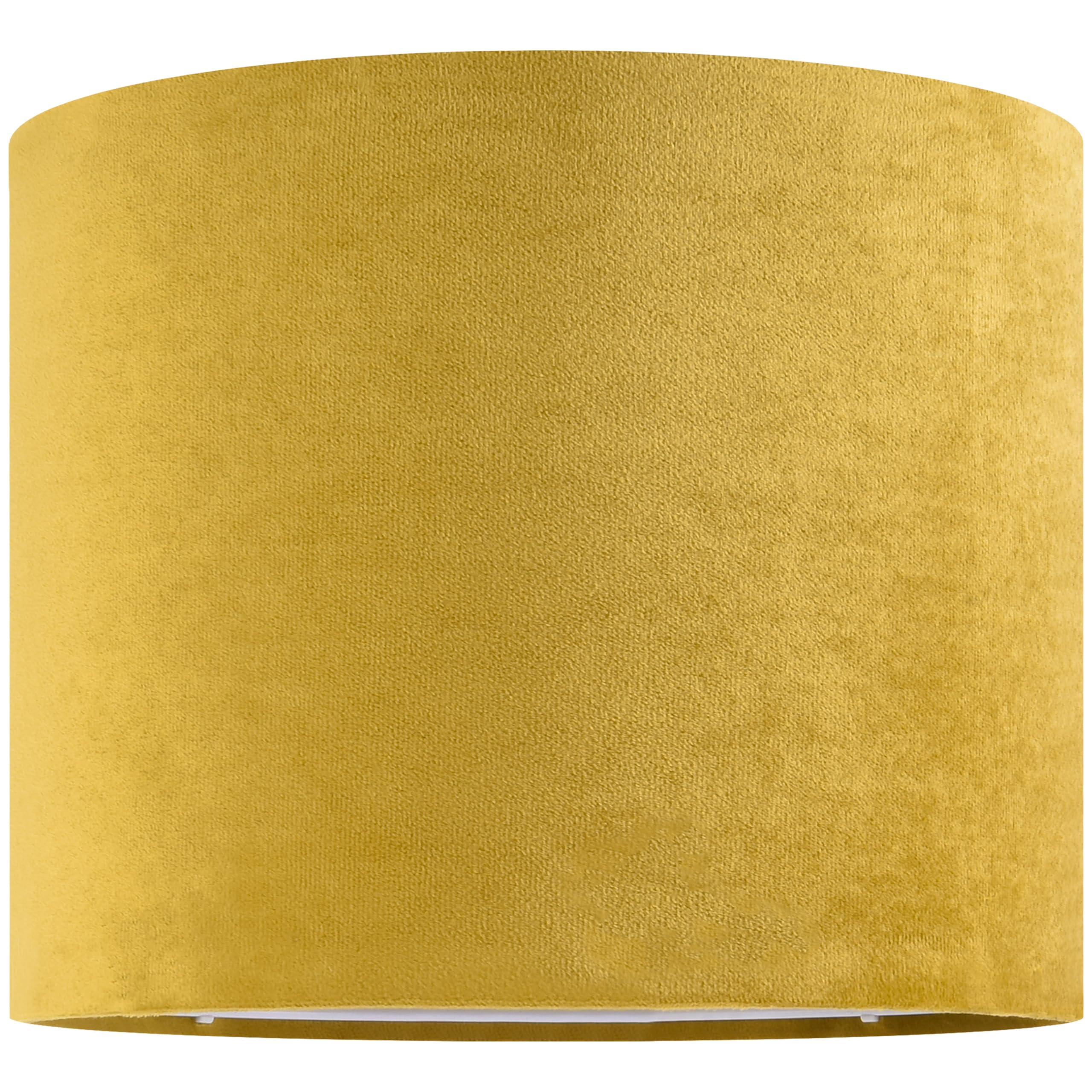 Yellow Velvet Drum Lamp Shade Medium Lampshade 13Top?13Bottom?10High(Spider) Modern Lamp Shade For Table & Bedside Lamp Re