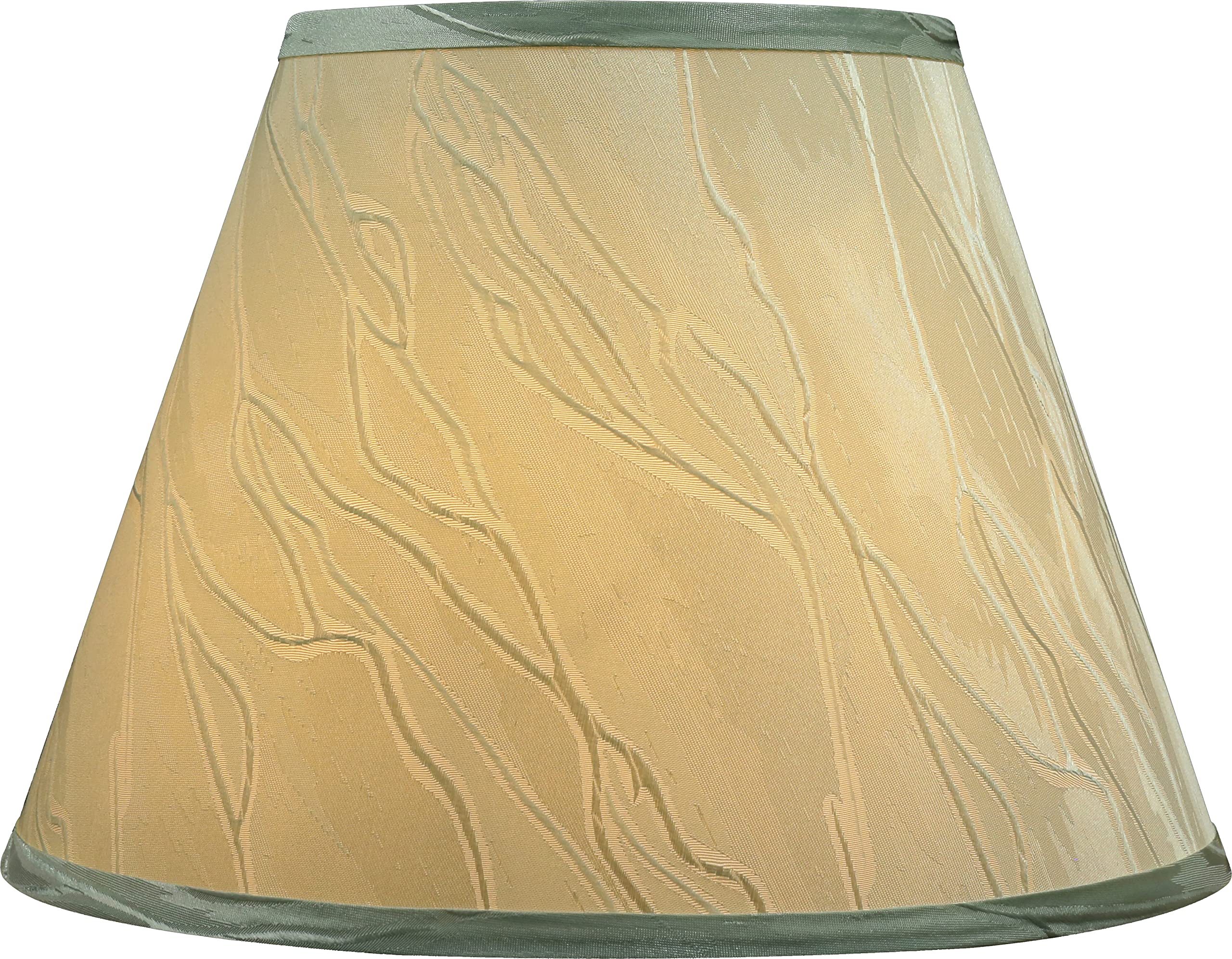 Aspen Creative Lamp Shade, Transitional Empire Shape, Light Green, 7in Top x 13in Bottom x 9-1/2in Slant Height, Model 32691A