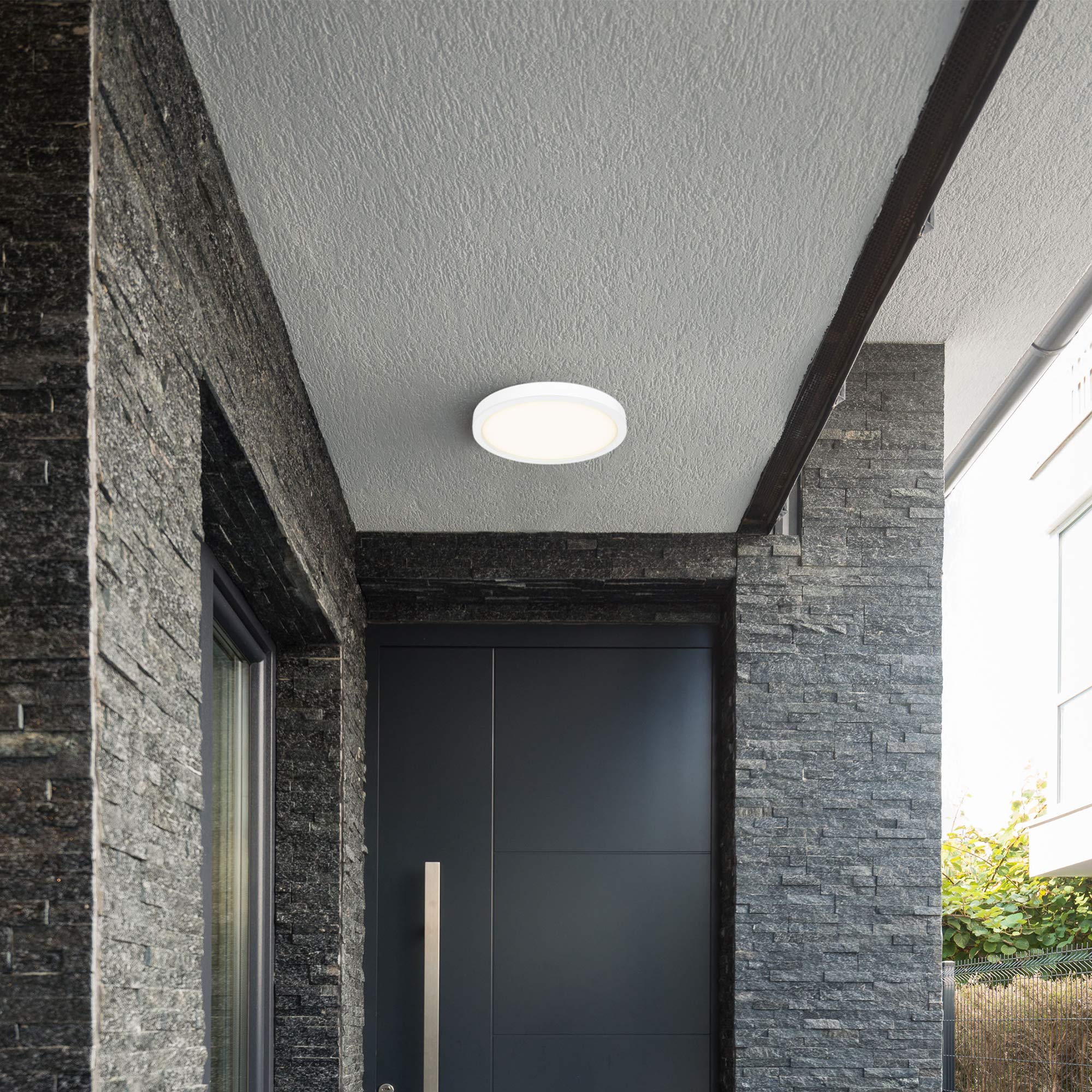 Dals Lighting 6 Inch Round Indoor/Outdoor Led Ceiling Flush Mount (White)