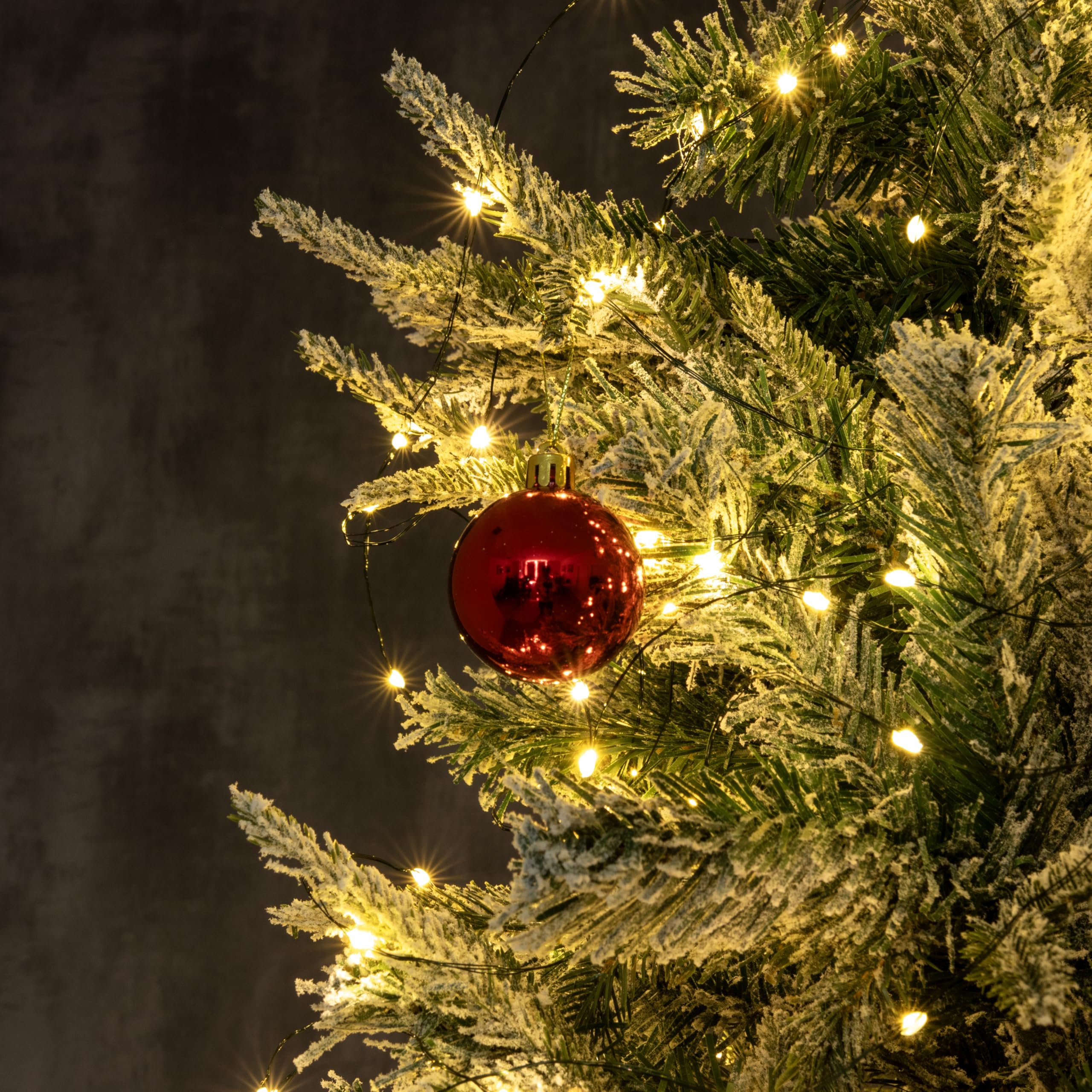 PCORES 164FT LED Fairy Lights, Warm White Waterproof Copper Wire String Lights with Remote & Timer, Model DS-GR-600-CTR