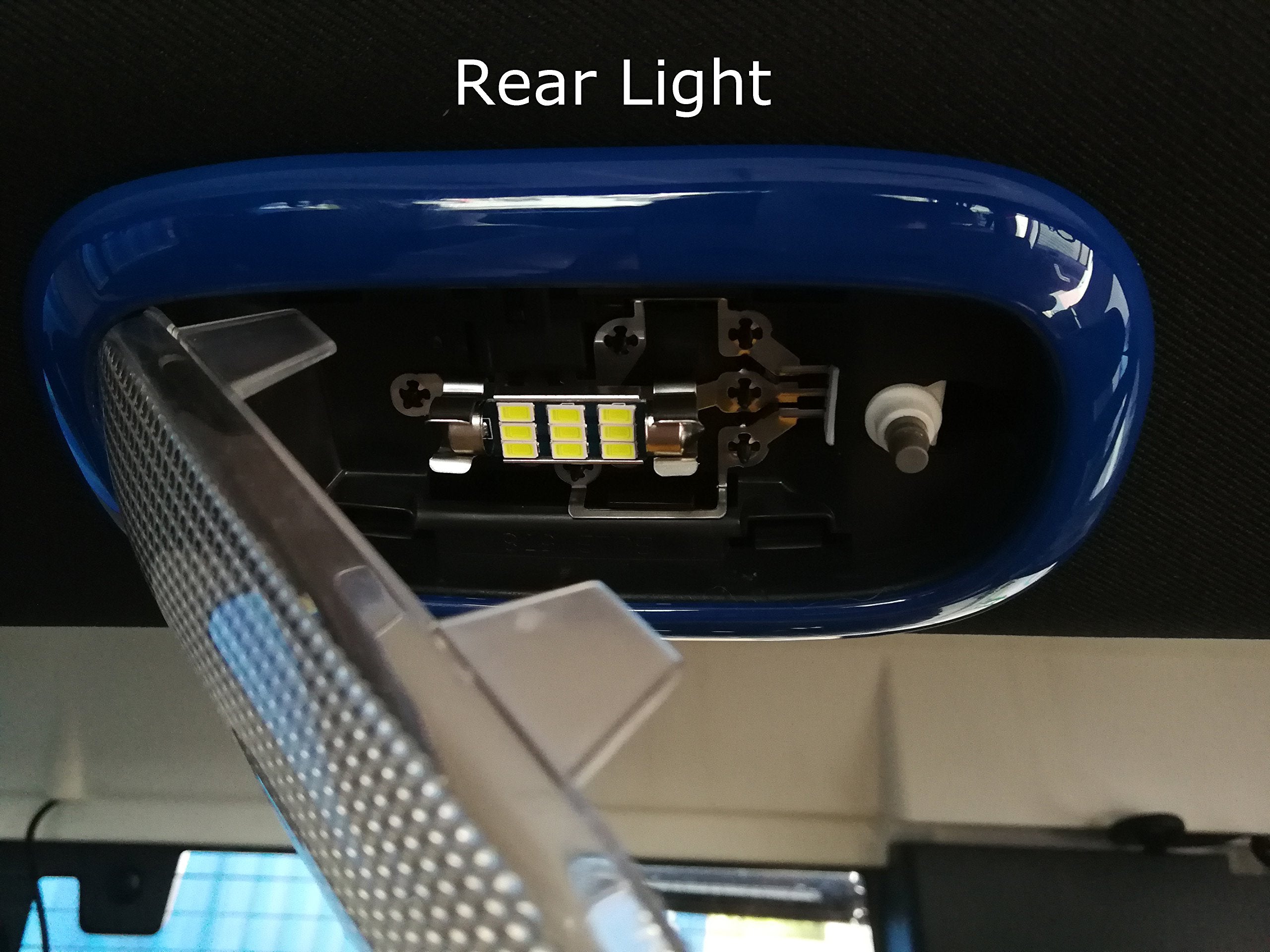 Hooke Road LED Dome Light Bulbs Kit for 07-18 Jeep JK Wrangler - Bright White Upper Reading Map Lights (3PCS)