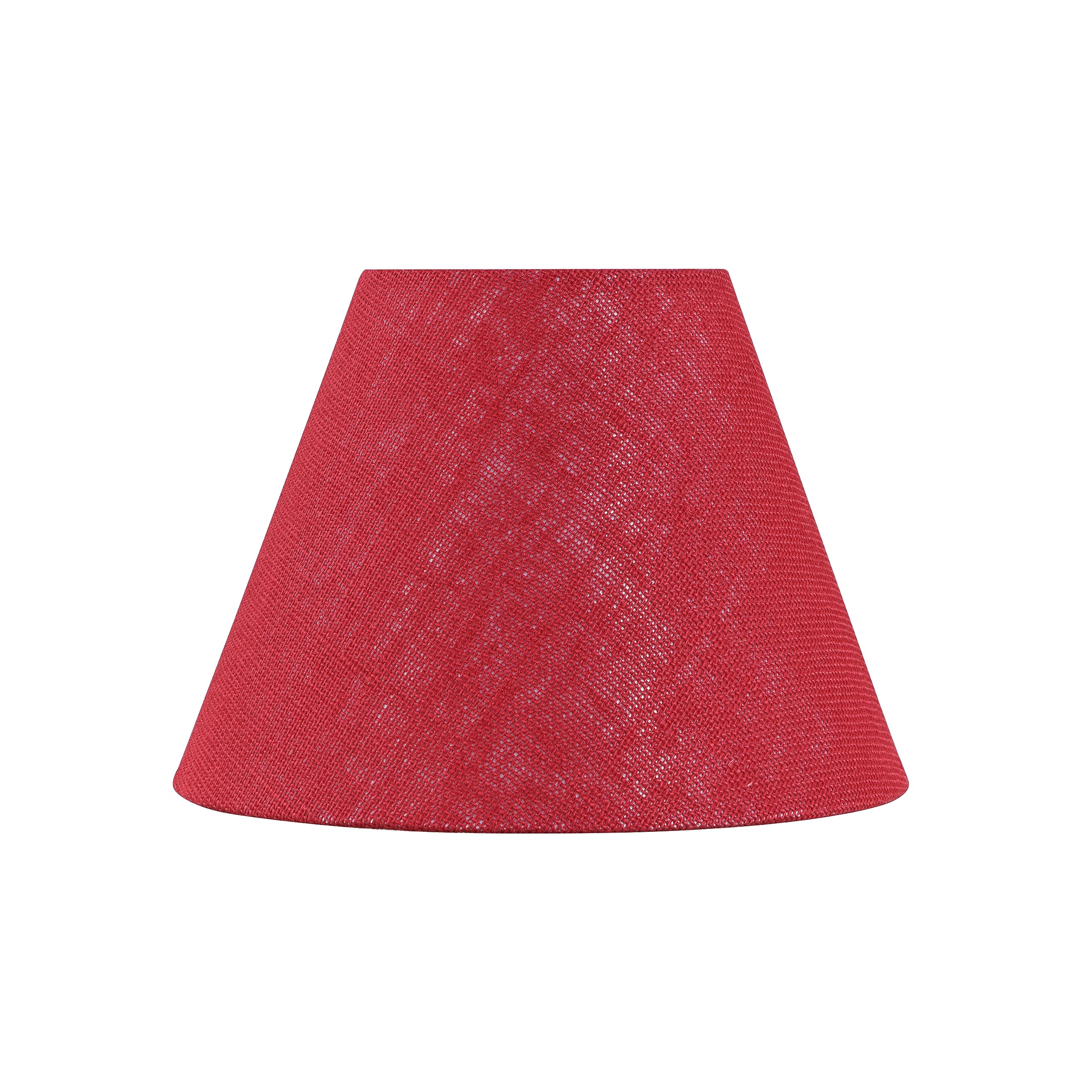 Aspen Creative 32995 Transitional Empire Shape Spider Construction Lamp Shade In Red, (6&quot; X 11 7/8&quot; X 9&quot;)
