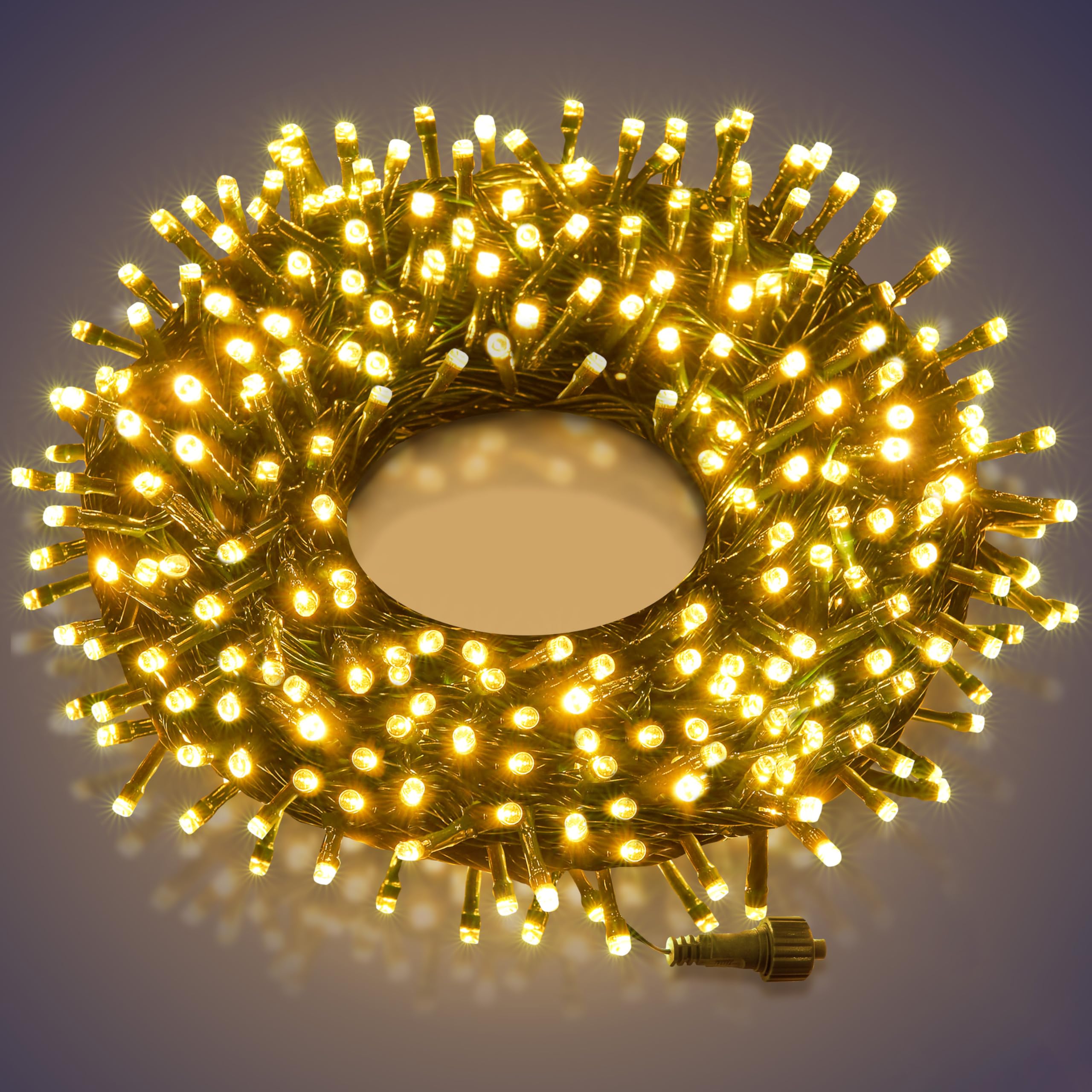 Lightshare 750Led 245Ft Star String Lights Warm White, 8 Modes 30V Plug In Fairy Lights With Remote Control For Home Garden Yard