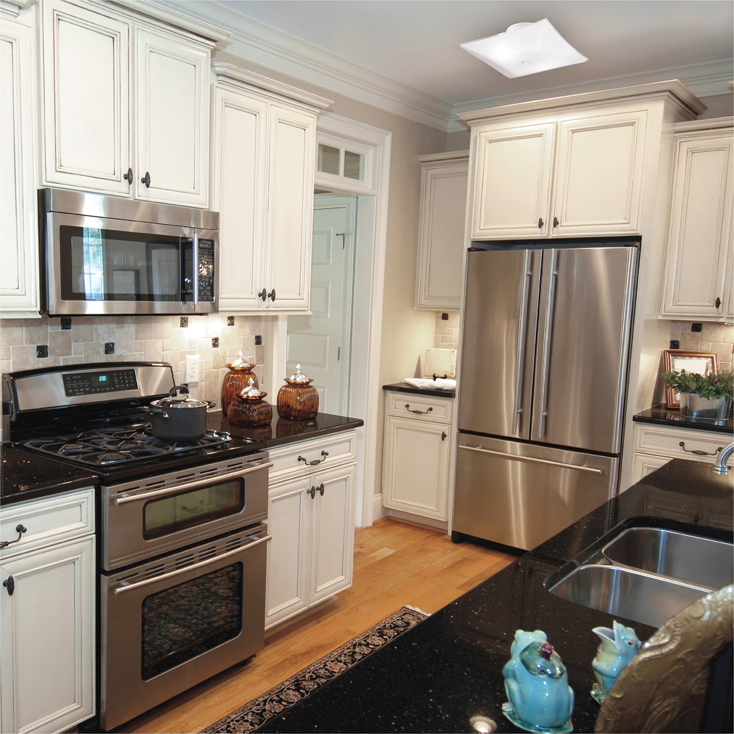 Westinghouse 66201 Semi-Flush Mount Square Ceiling Fixture