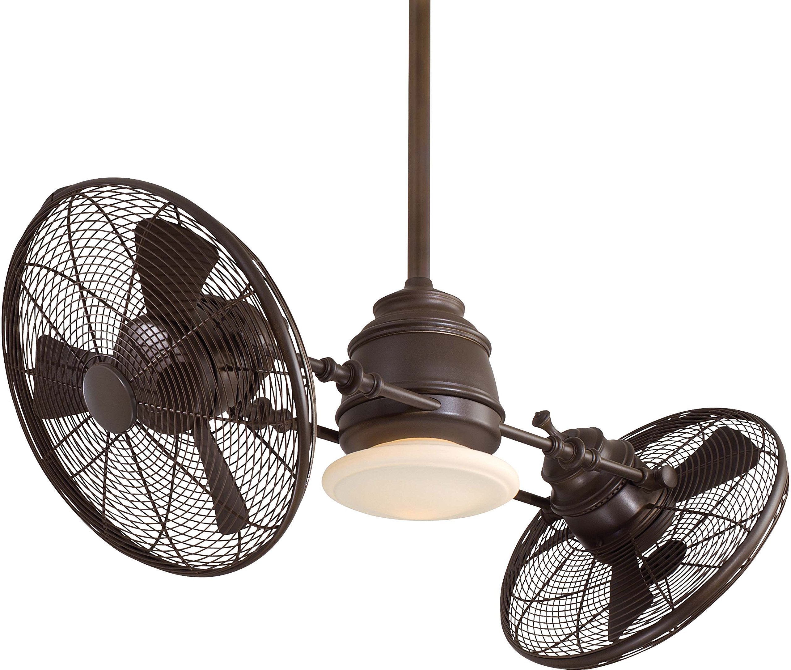 Minka-Aire F802-ORB Vintage Gyro Ceiling Fan, 42