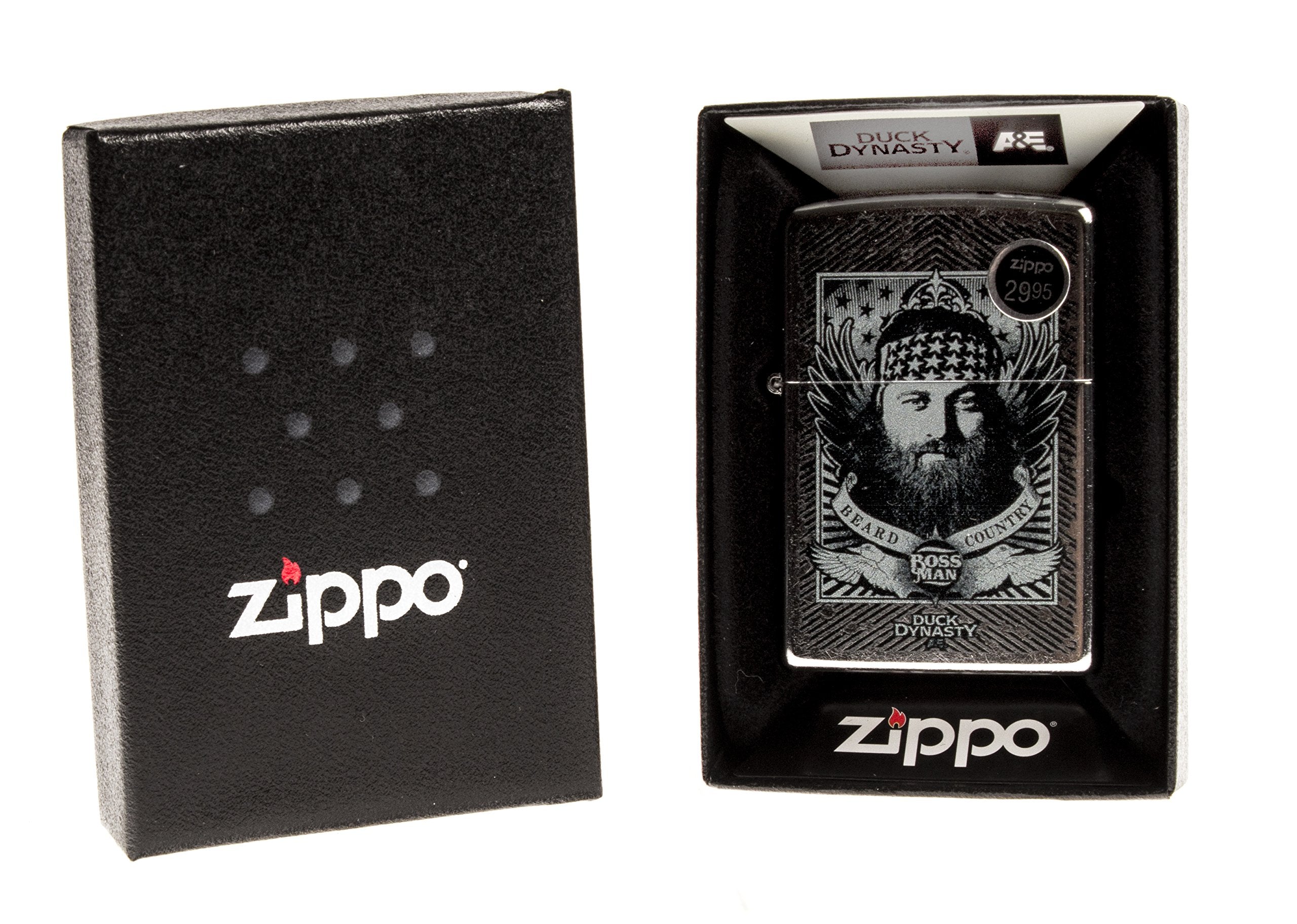 Zippo 207 Ci016950 Duck Dynasty Jace Beard Country Boss Man Lighter