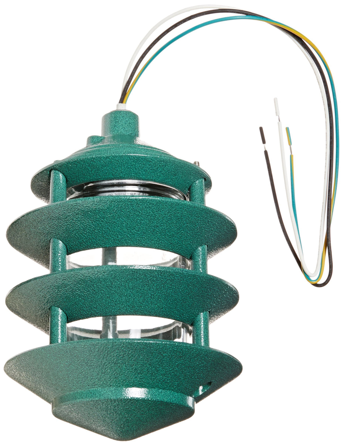 Rab Lighting 4 Tier Incandescent Lawn Light, 100W A-19, 1650 Lumens, Verde Green