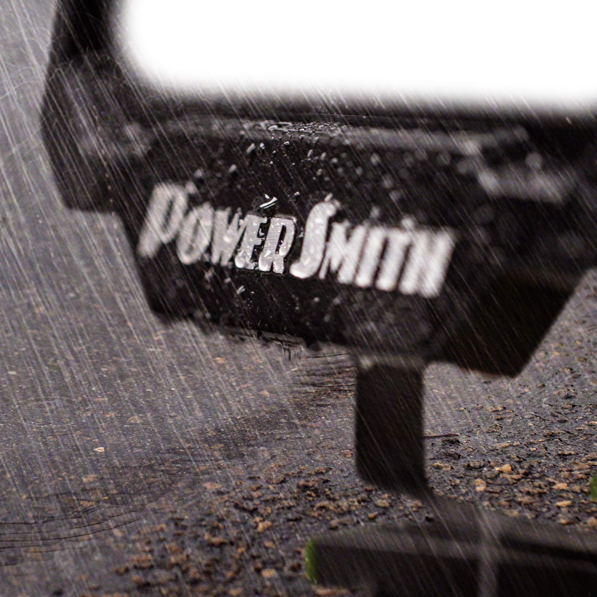 POWERSMITH Portable Work Light, 2000 Lumen, Weatherproof, 360° Tilt, Metal, Black, Model PWLS020H