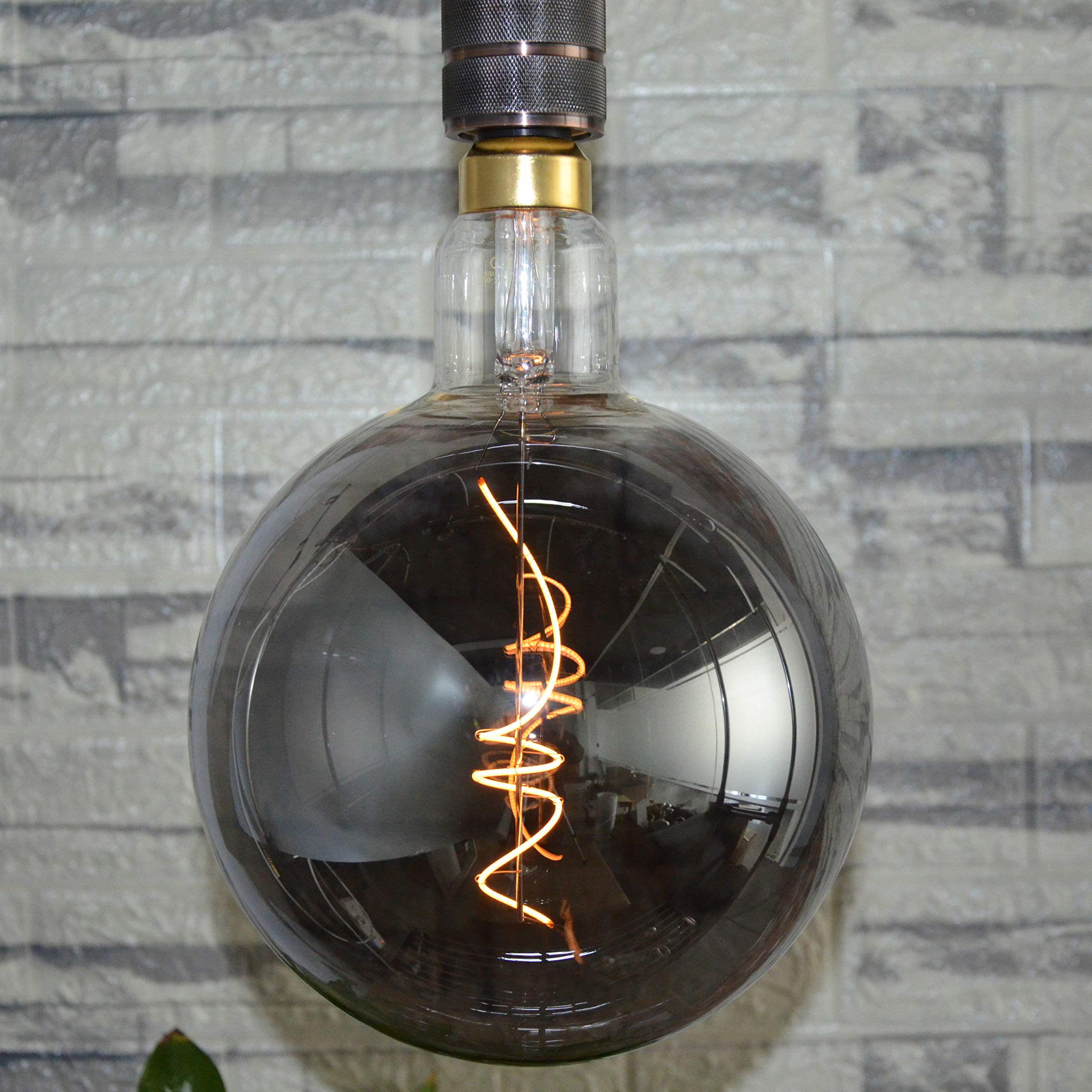Sd Lux Oversized Vintage Led Light Bulbs 5W, Medium Base E26, Giant Edison Bulb Large Decorative Bulbs, Huge Edison Light, Dimma