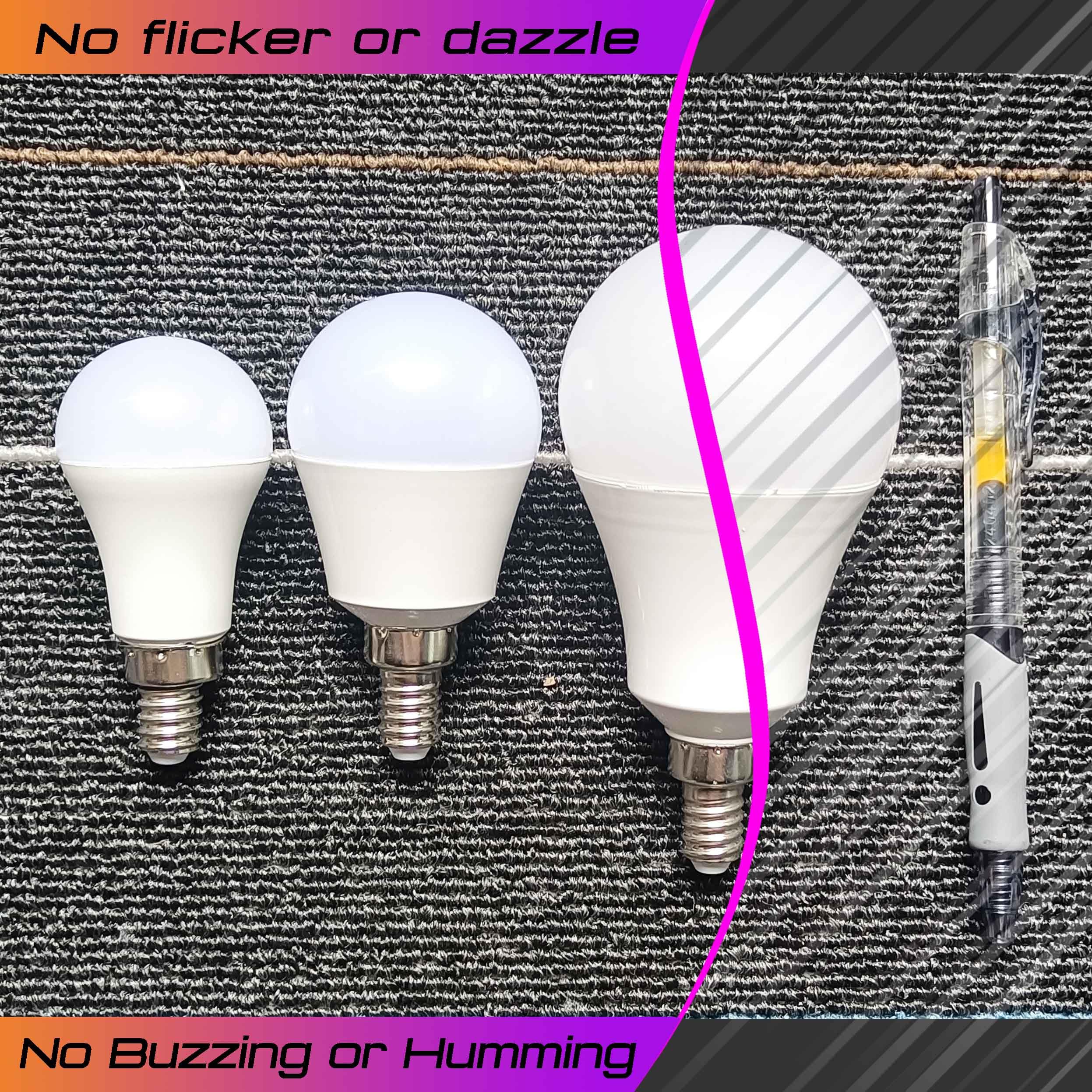 E12 Candelabra Led Light Bulbs 40Watt Equivalent 2700K Warm White  4W 450Lm C7  E12 Small Screw Base Globe Shape Bulbs For Night Light Chandelier Pendant Ceiling Fan Lighting  Non-Dimmable  4 Pack