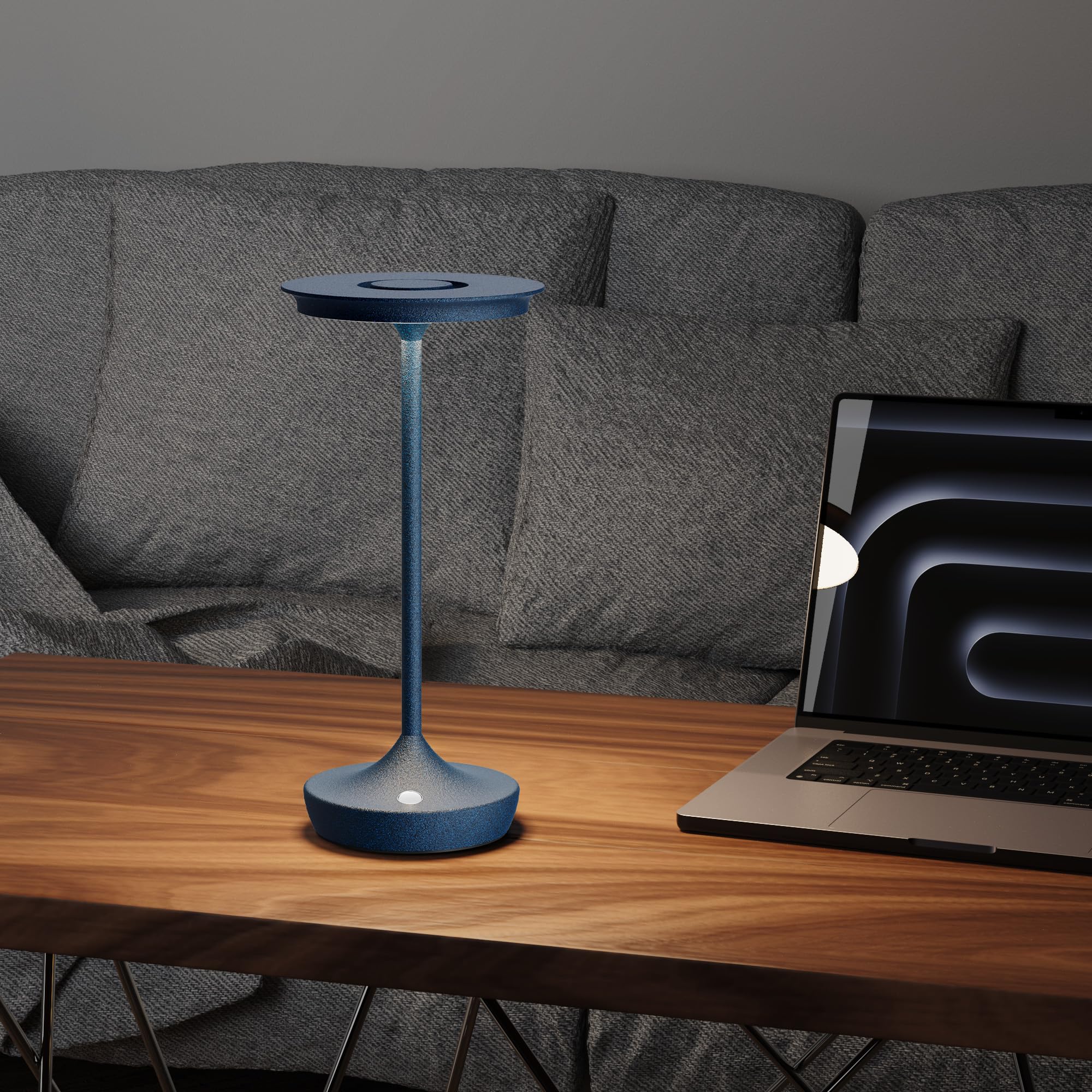 Shangcai Led Cordless Table Lamps Rechargeable - Outdoor Battery Operated Portable Table Light 3 Color Stepless Dimming Tables L