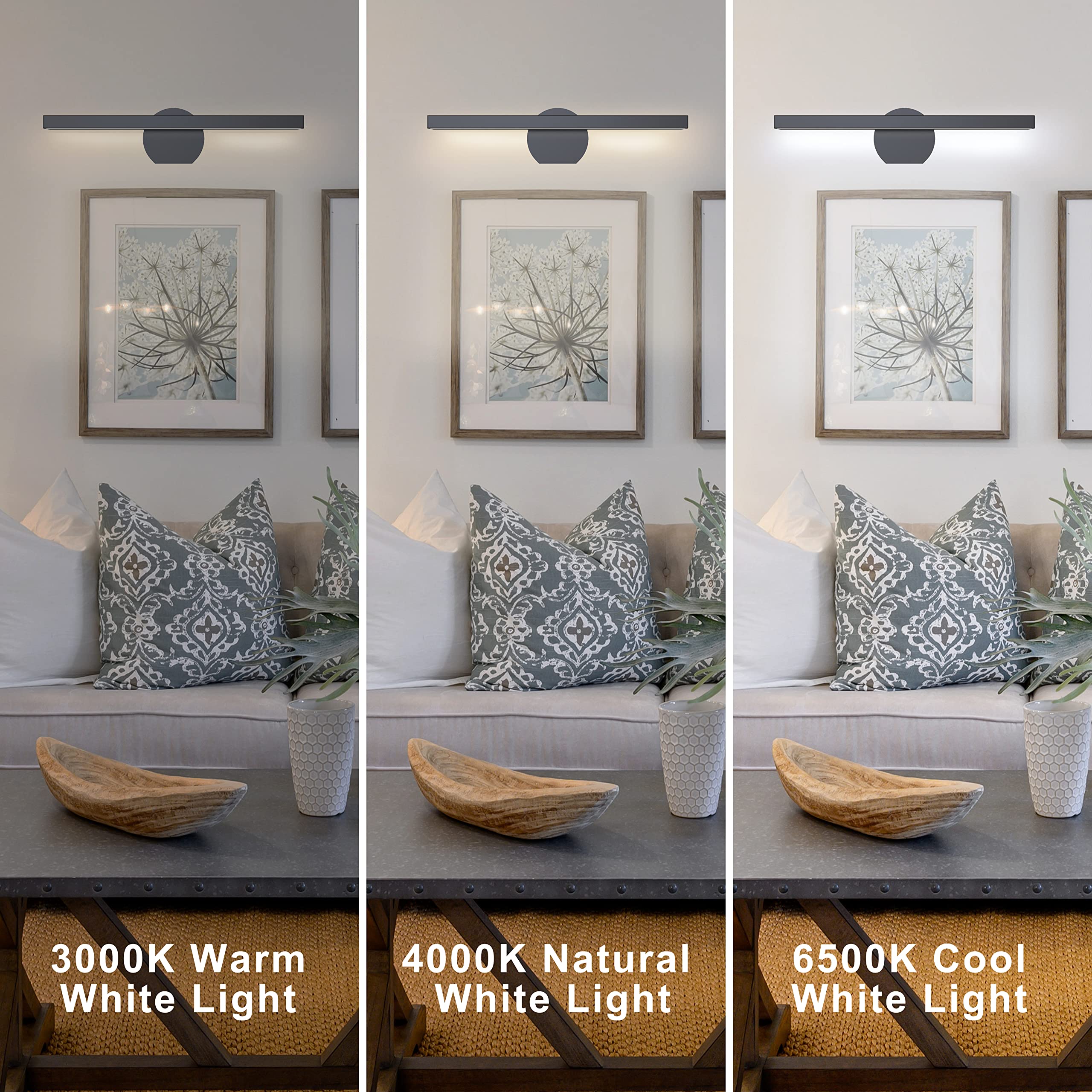 YUSOHOUSE Picture Light, Wireless Picture Light Battery Operated, Rechargeable Picture Lights for Wall, 16 Inch Art Lights for P