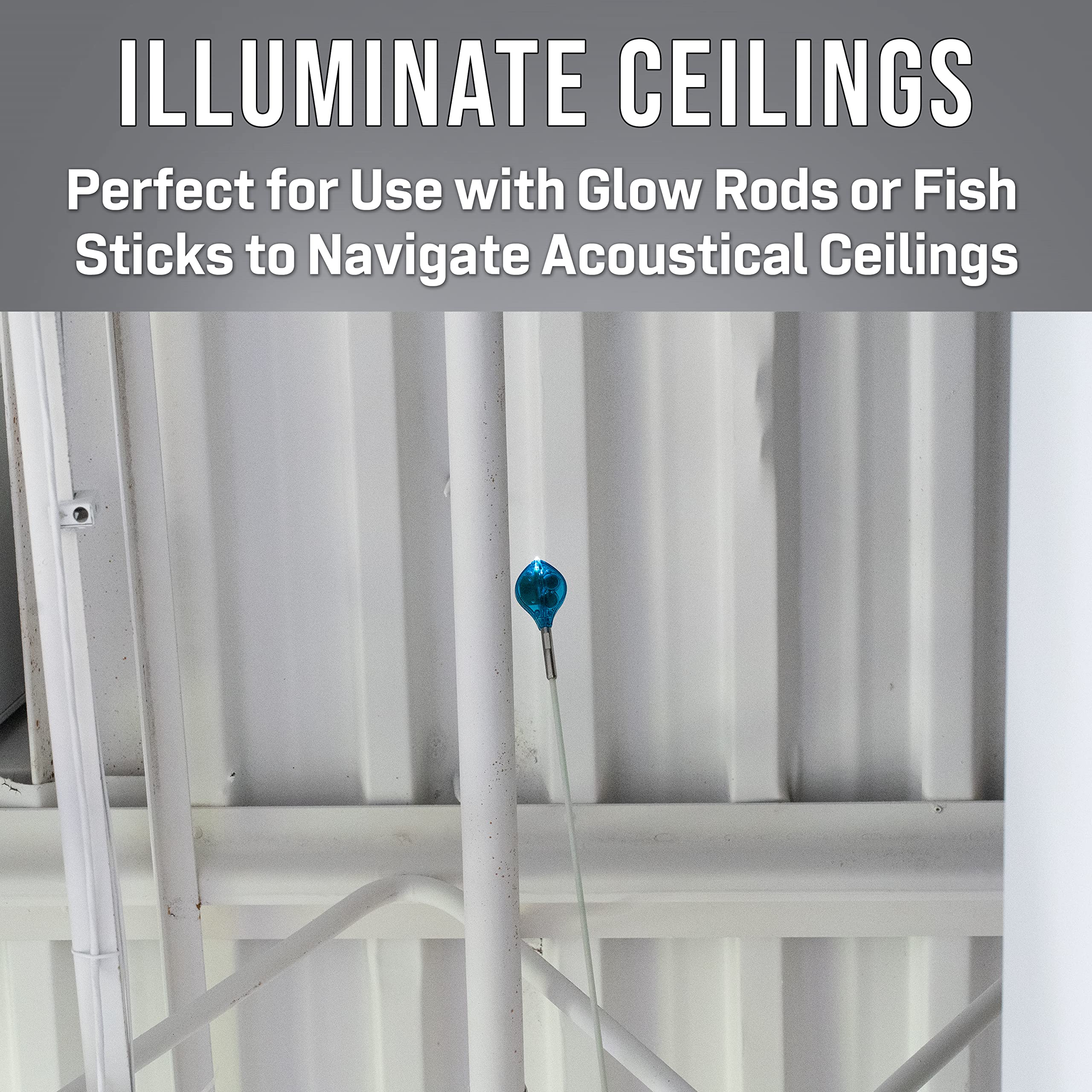 Jonard Tools Rdg-Flw Whisklight Flashlight & Whisk Combination Attachment Head For Glow Rods And Fish Sticks