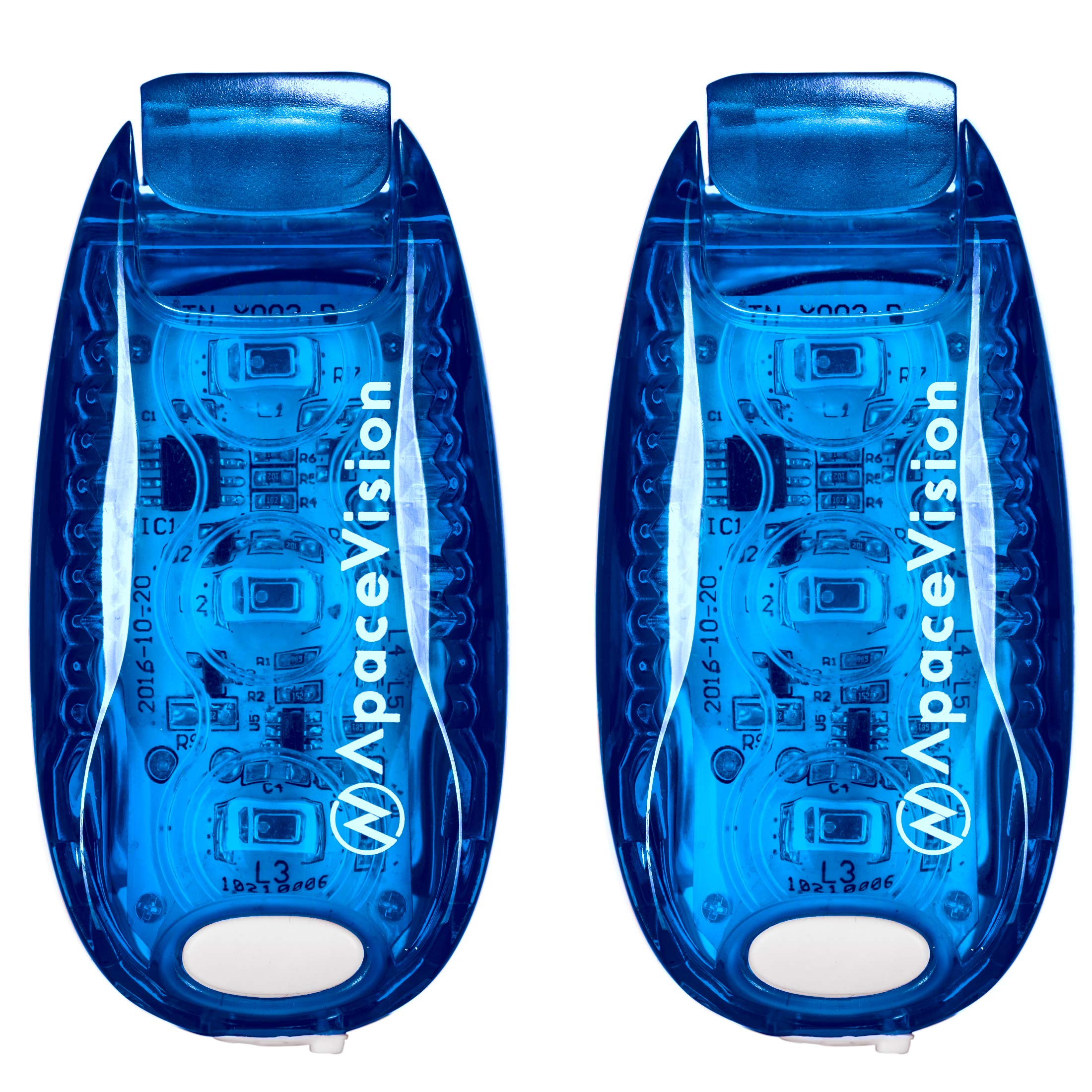 Everlightfx Usb Rechargeable Led Safety Light (2 Pack) By Apace - Super Bright Bike Tail Light Works Brilliantly As Running Light For Joggers, Pets, Bicycle Strobe Or Rear Clip On Lights