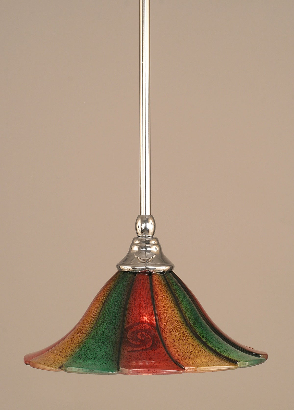 Toltec Lighting 1 Light Mini Pendant In Chrome (23-Ch-763)