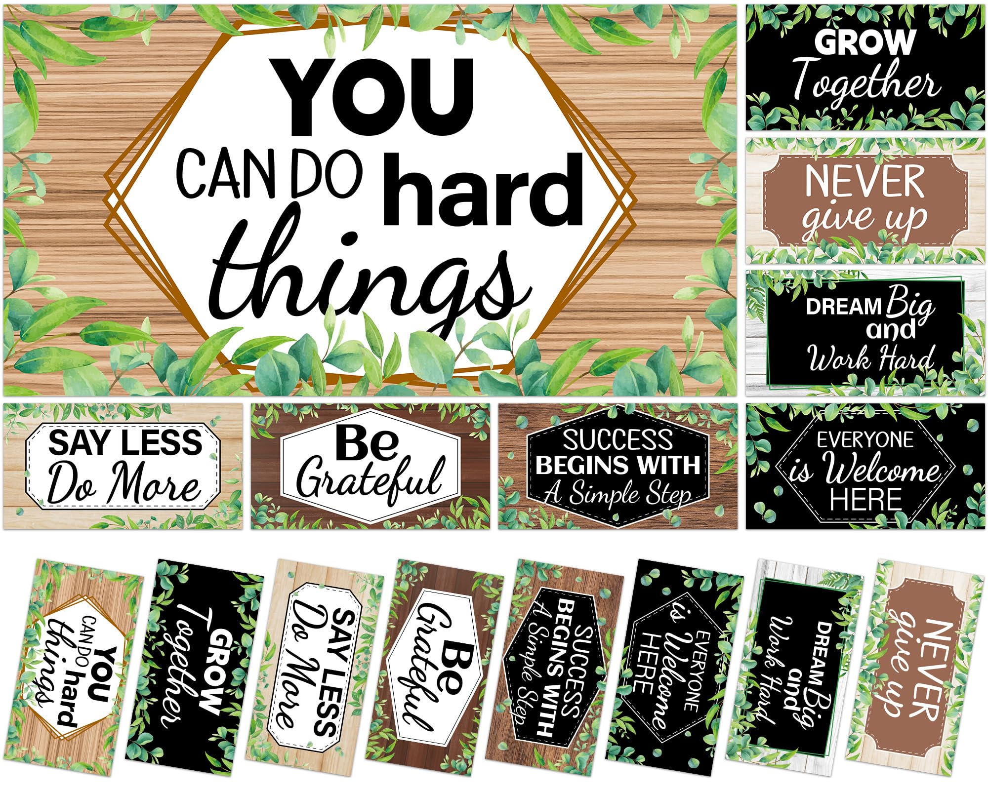 Wiooffen 8 Pcs Fluorescent Light Covers, 4 x 2 Feet, Magnetic, Polyester, Farmhouse Brown, Easy Install for Classroom & Office