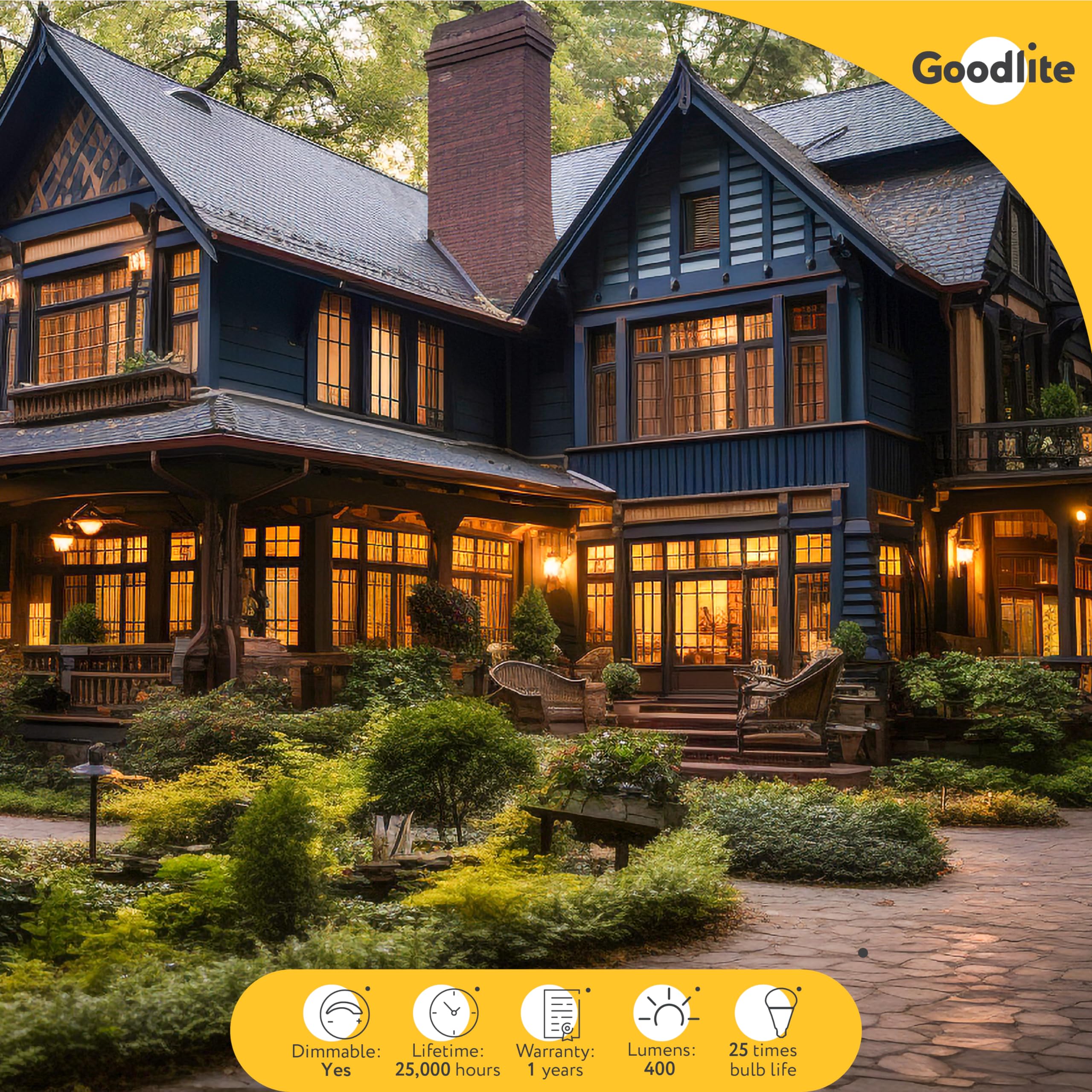 Goodlite G-83418 G9 3.5W, Miniature/Specialty Lights Led Bulb, 3.5 Watts Frosted, 2700K Soft White