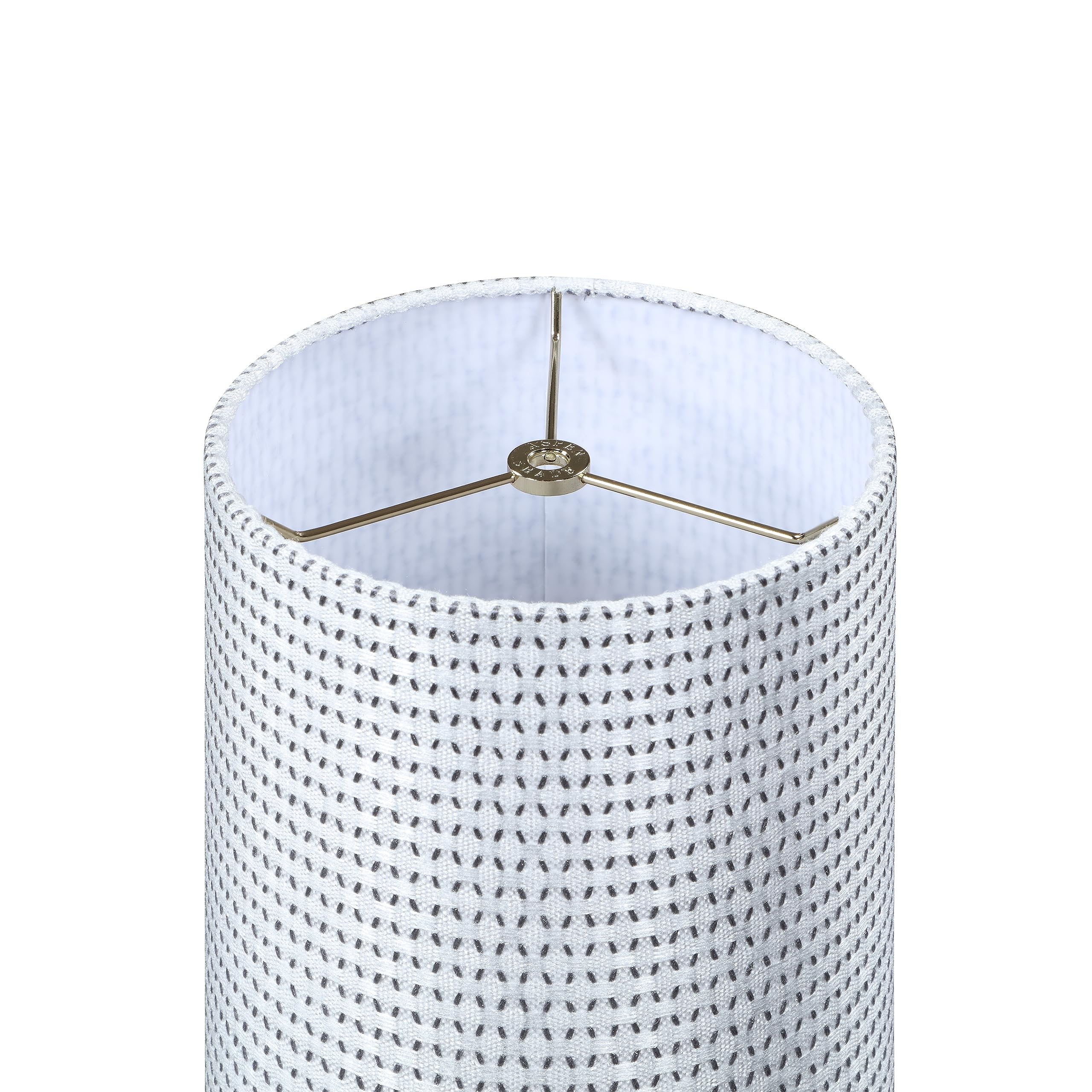 Aspen Creative 31615 Transitional Drum Shape Spider Construction Lamp Shade In White, (8&quot; X 8&quot; X 11&quot;)