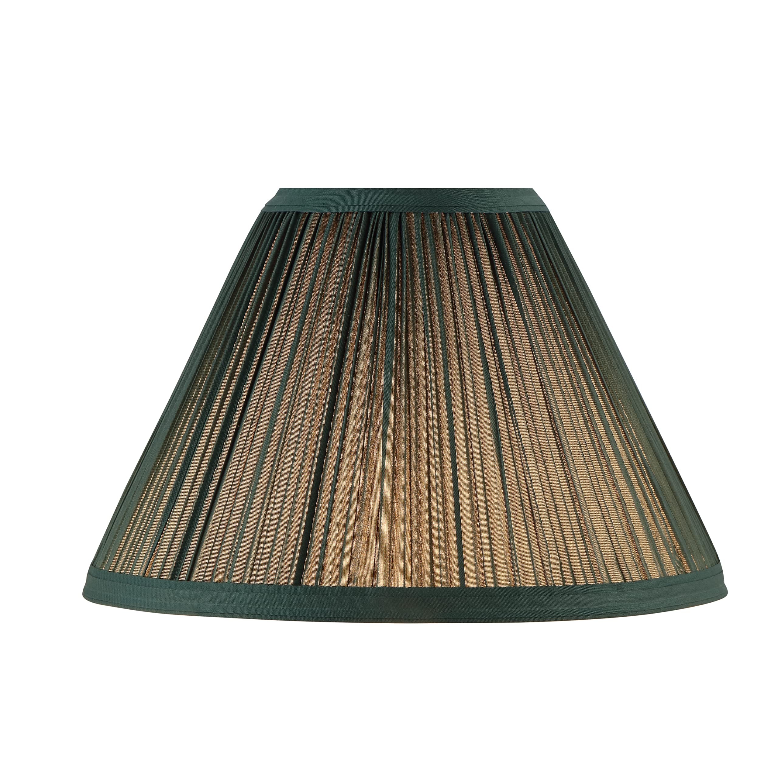 Aspen Creative 59173, Empire Uno Lamp Shade, Forest Green, 4&quot; Top X 10&quot; Bottom X 7&quot; Slant Height, Slip Uno 33Mm