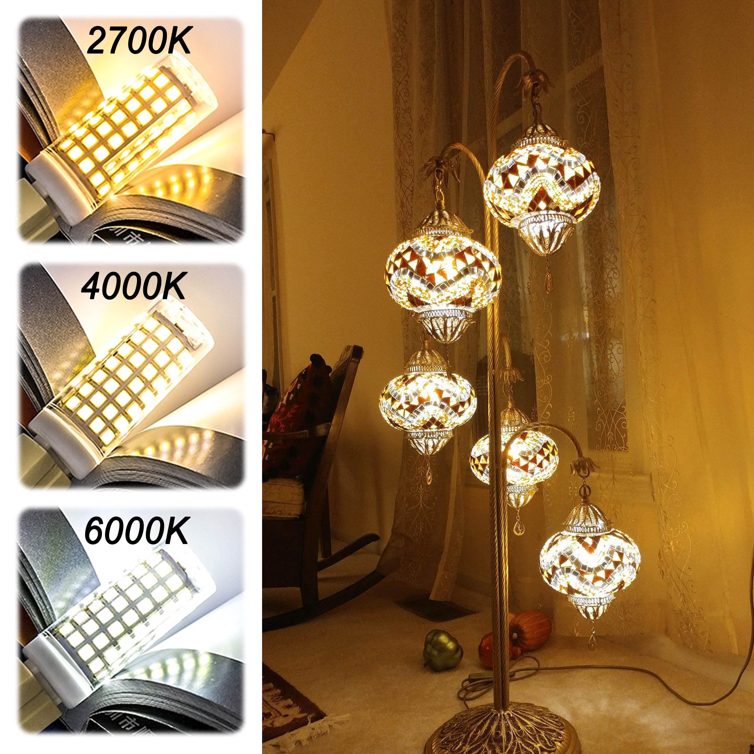 Alide E14 European Base 0.55Inch Led Candelabra Light Bulbs 40W Equivalent, Ac120 To 220V, 2700K Warm White 4W E14 Led Bulbs 450