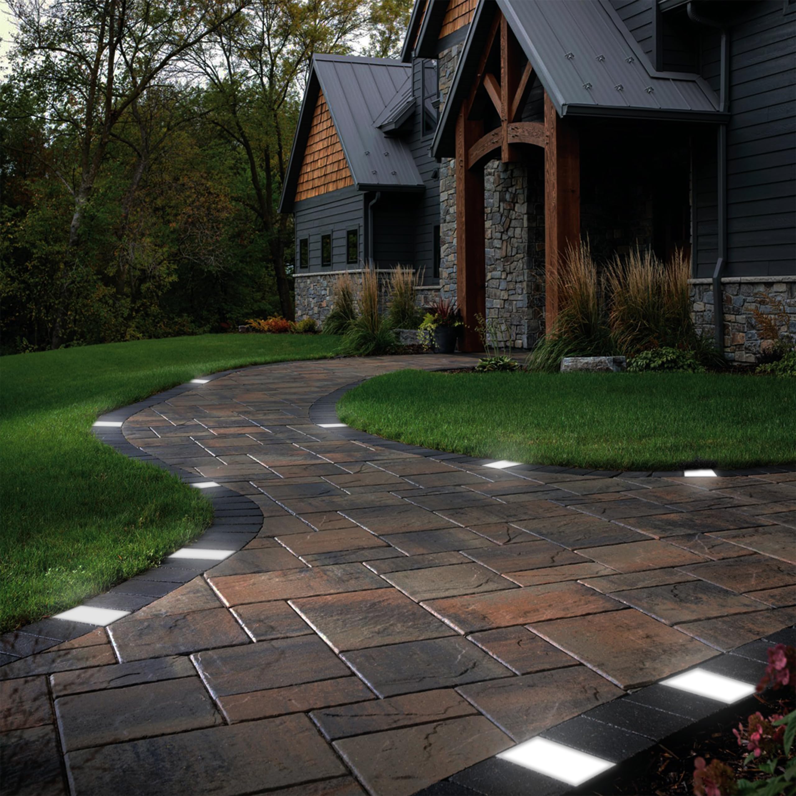 Lumengy Paver Light 4  8 Inch, Glare-Free 5000K Brick Lighting For Paver Driveways, Pathways, Patios & Garden, 12V Waterproof &