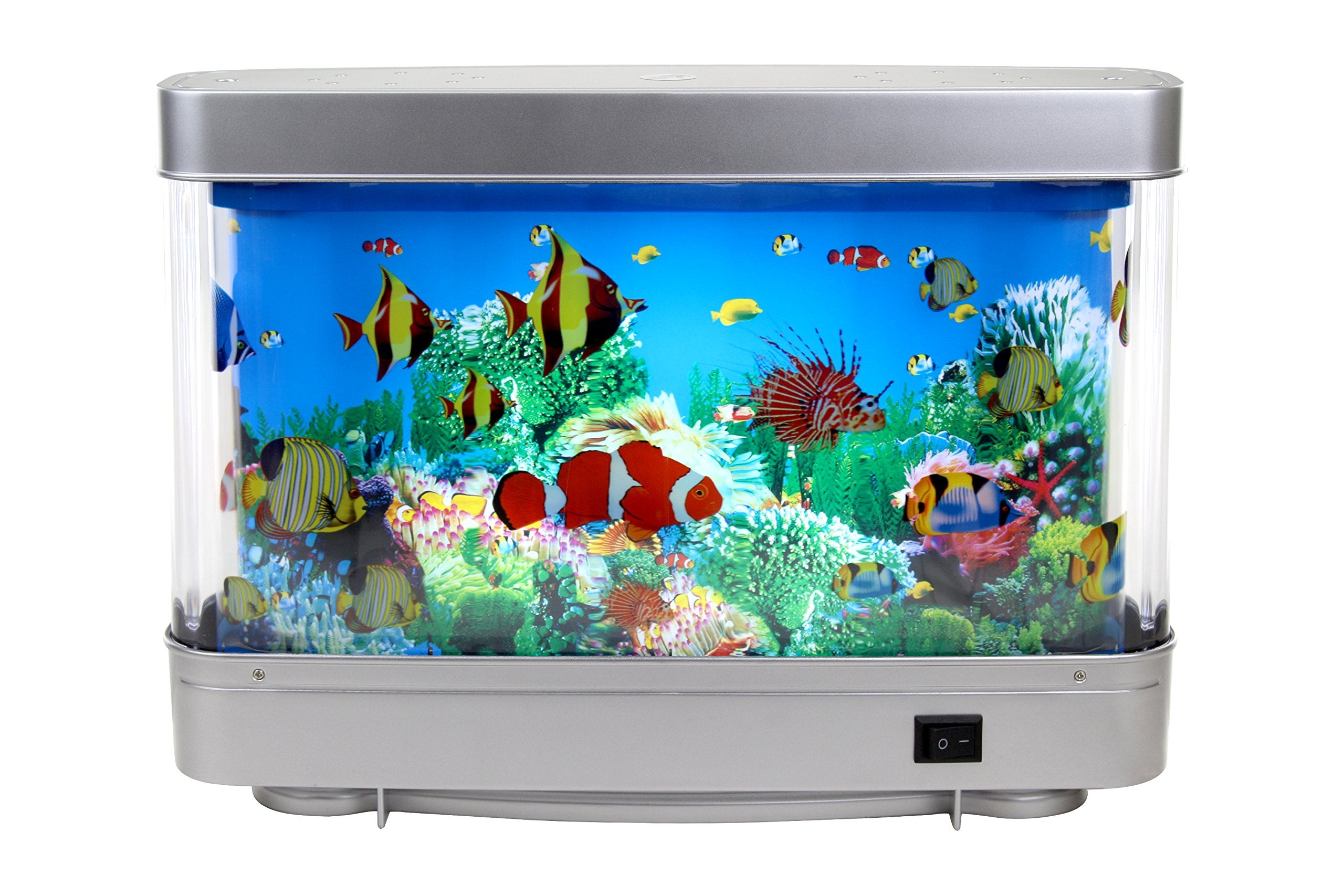 Lightahead Artificial Tropical Fish Decorative Aquarium Lamp, Marine Life A, Multicolor, Model LA-85111-70, California King Size