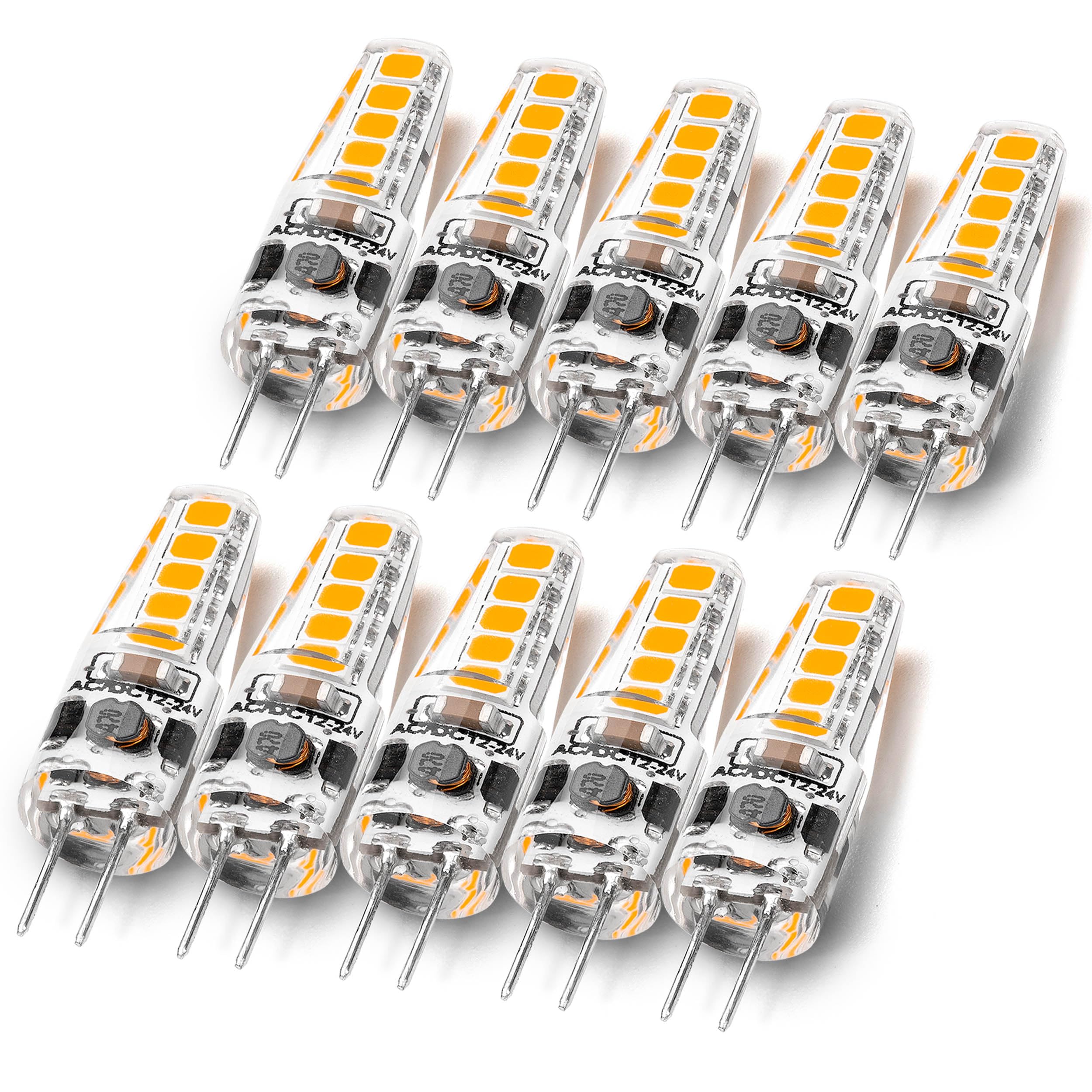 G4 Led Light Bulbs 12V 24V 10W 20W T3 Halogen Bulb Replacement 107D,Jc Bi-Pin G4 2W 220Lm For Under Cabinet Puck Light Chandelie