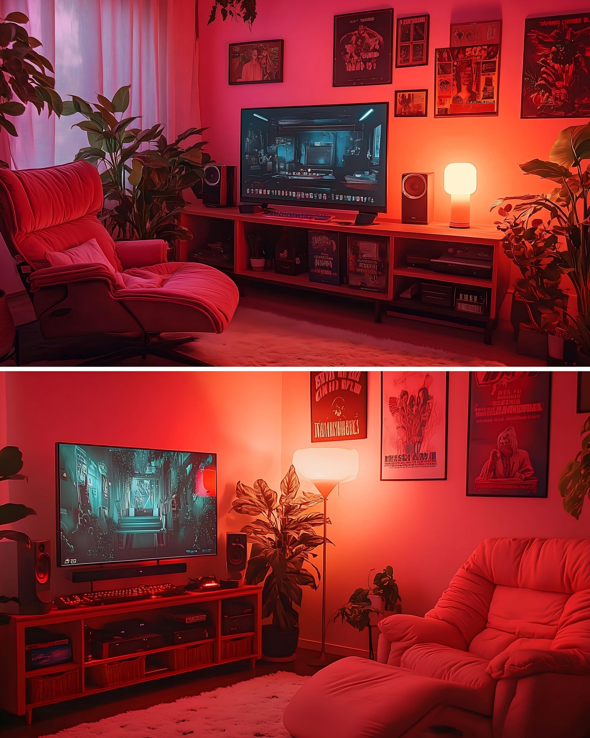 Flaspar 150W Equivalent Red Light Bulbs, Par38 Led Flood Lights Bulb Outdoor, E26 Base Red Led Lights 15W, Not Dimmable Colored