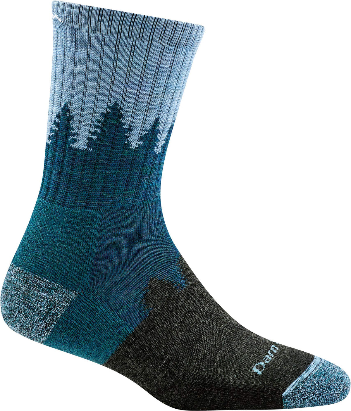 Darn Tough (Style 1971 Womens Treeline Hiketrek Sock - Blue, Large