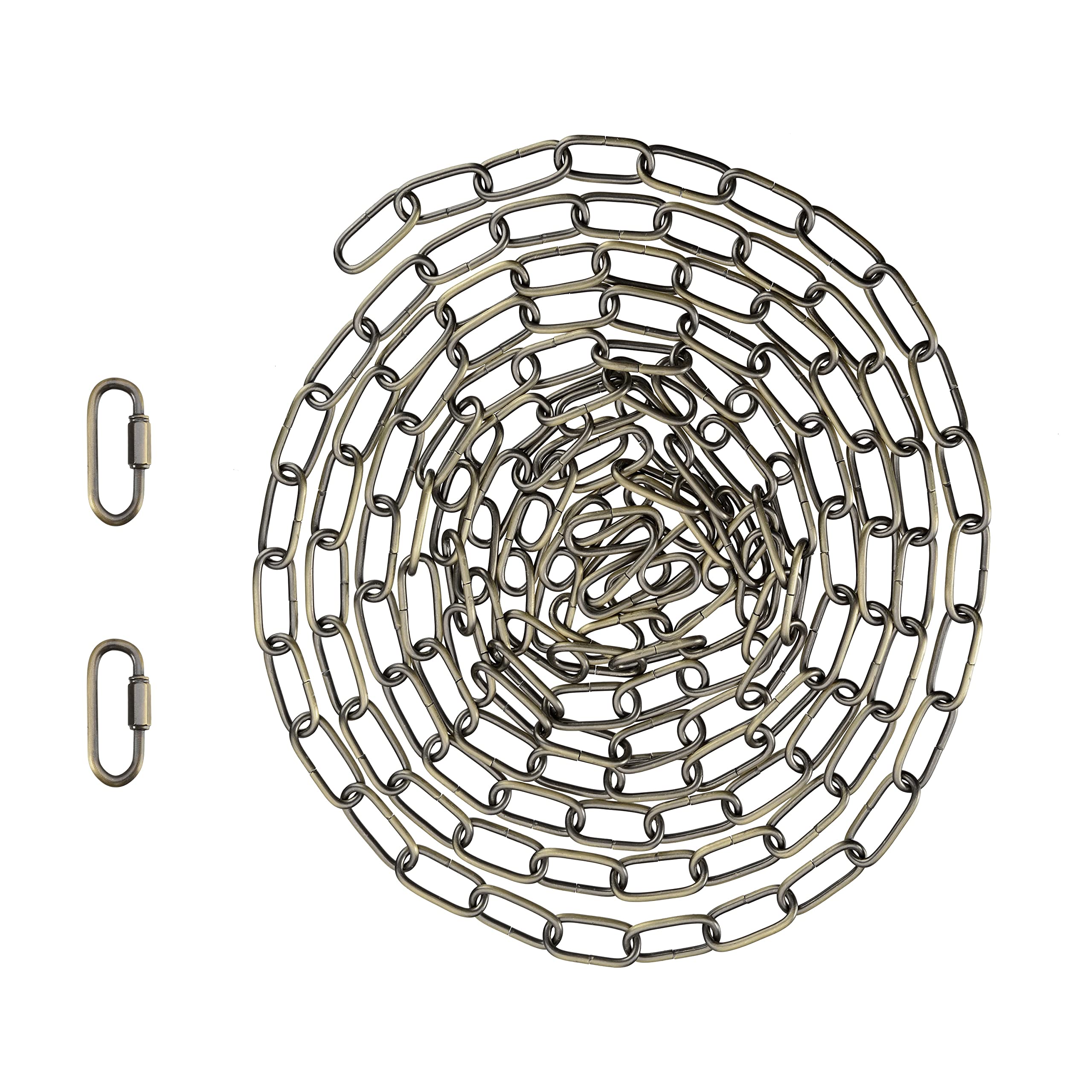 Aspen Creative 21117-51,Steel 17 Feet Heavy Duty Chain & Quick Link Connector for Hanging Up Maximum Weight 50 Pounds-Lighting F
